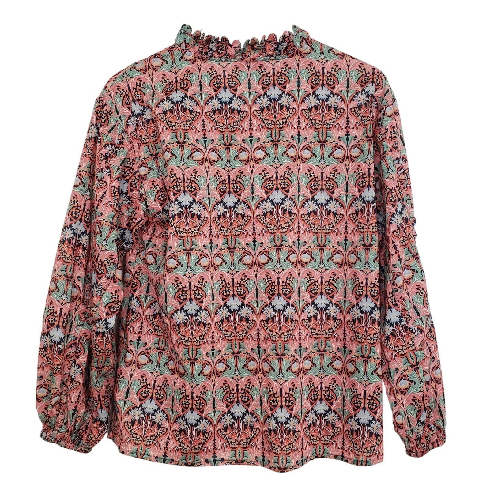 J.Crew J Crew Liberty May Nouveau Print Shirt Womens Size Small Size S / US 4 / IT 40 - 7 Thumbnail