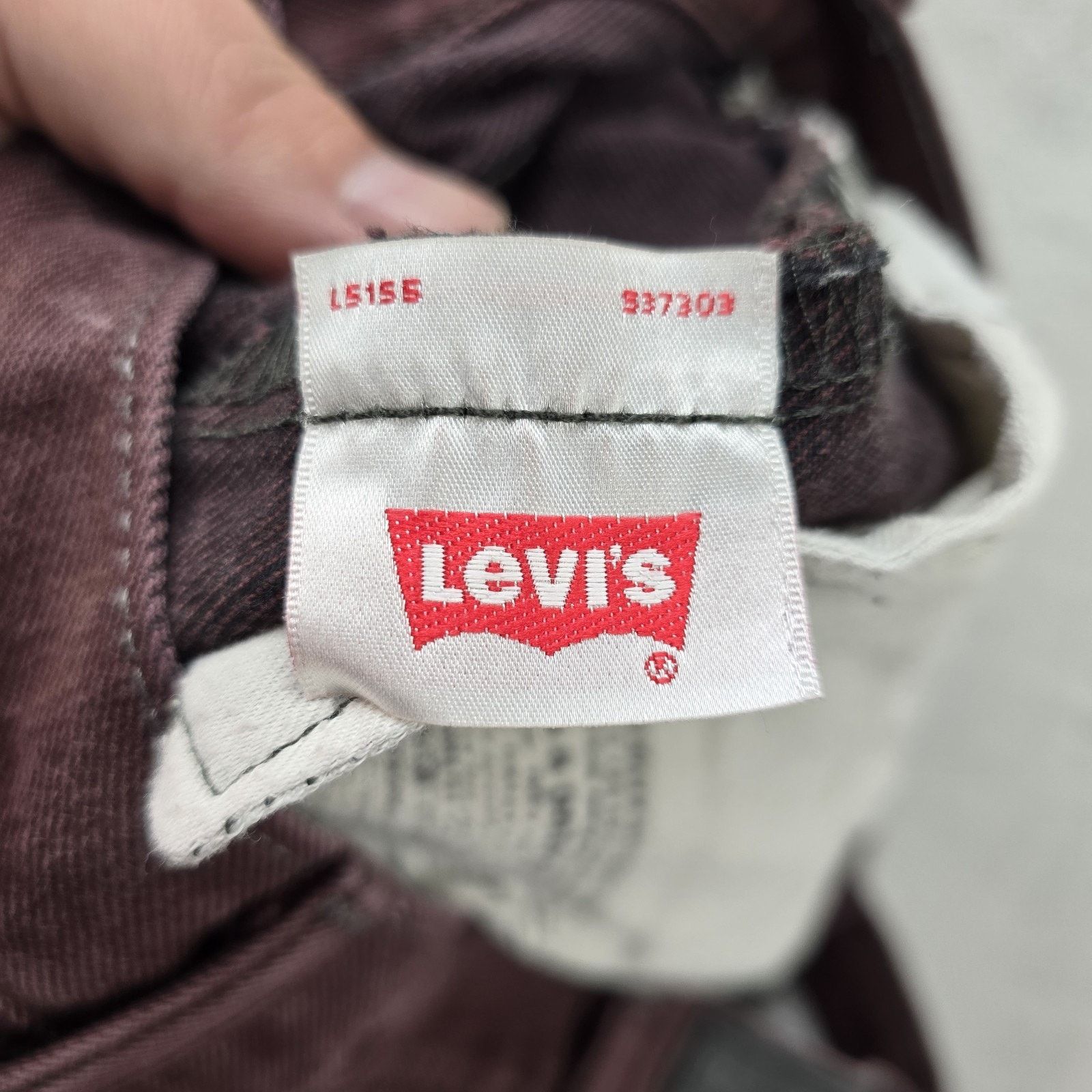 Levi's Levis 501xx Jeans 42x32 (Actual 40x29) Maroon Straight Leg Size US 40 / EU 56 - 7 Thumbnail