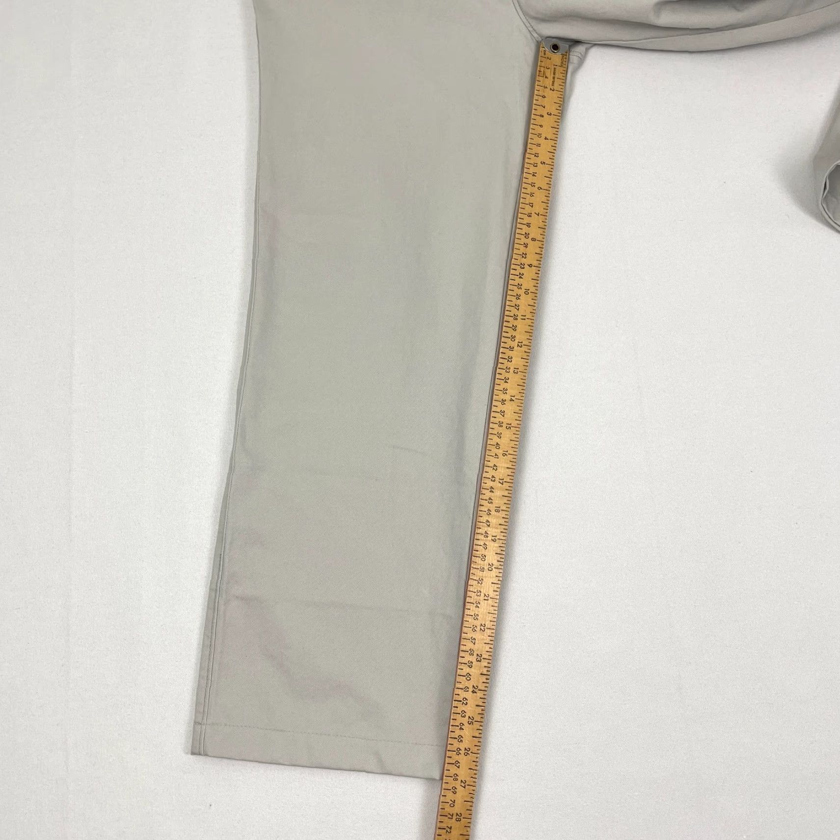 J.Crew J. Crew Oarsman Chino Pants Mens 35 x 27 Beige Straight 5-Pocket Flat Front Regular Size US 35 - 5 Thumbnail