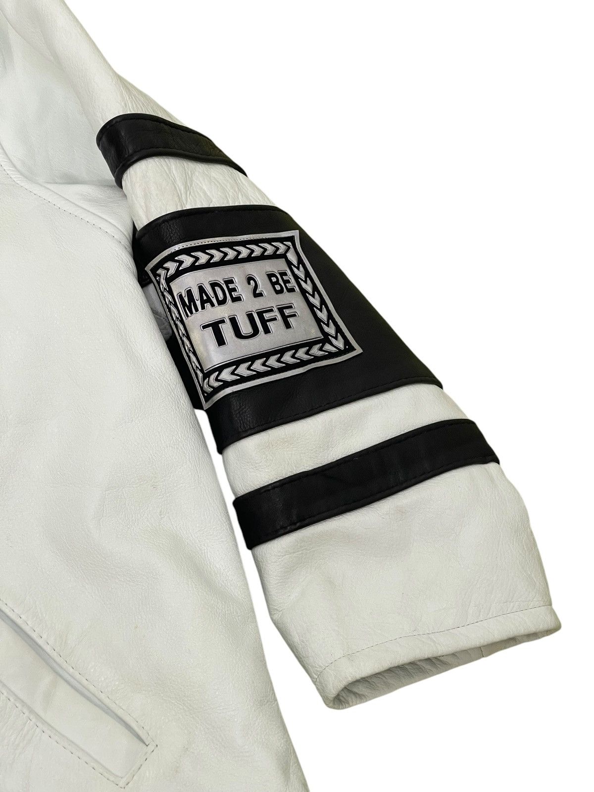 Rap Tees Rare Vtg 90s y2k UB Tuff Leather Jacket Hip Hop 6🟩5 Size US M / EU 48-50 / 2 - 11 Thumbnail