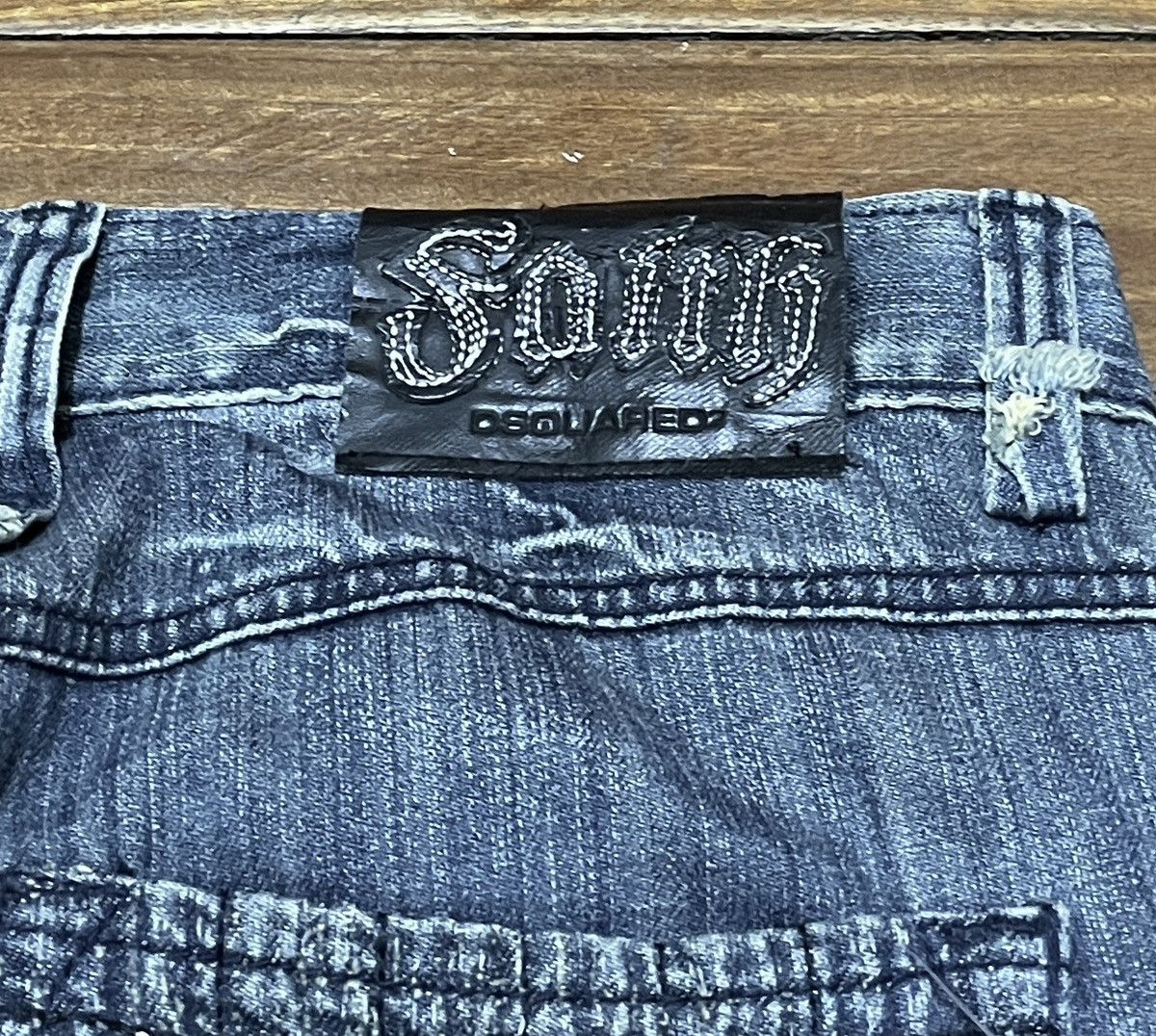 Dsquared2 × Le Grande Bleu (L.G.B.) × Vintage Rare Design Vintage Brand Dsquared2 Jeans 2000s Size US 31 - 9 Thumbnail