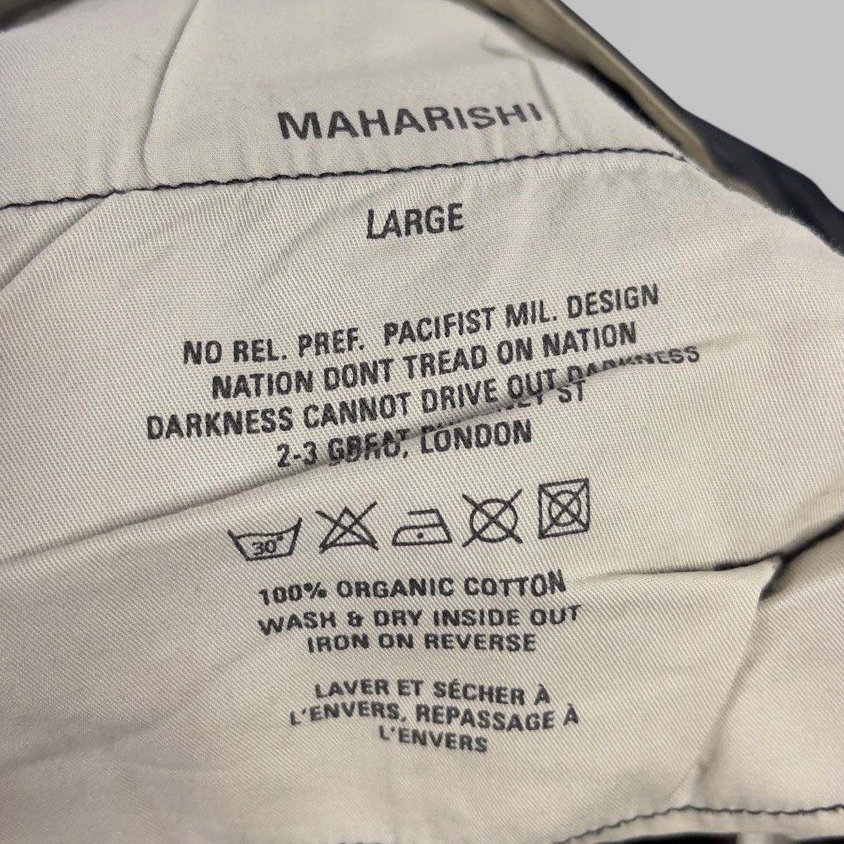 Maharishi MAHARISHI CARGO BLACK STRAPPED VINTAGE PANGS SIZE L Size US 33 - 8 Thumbnail