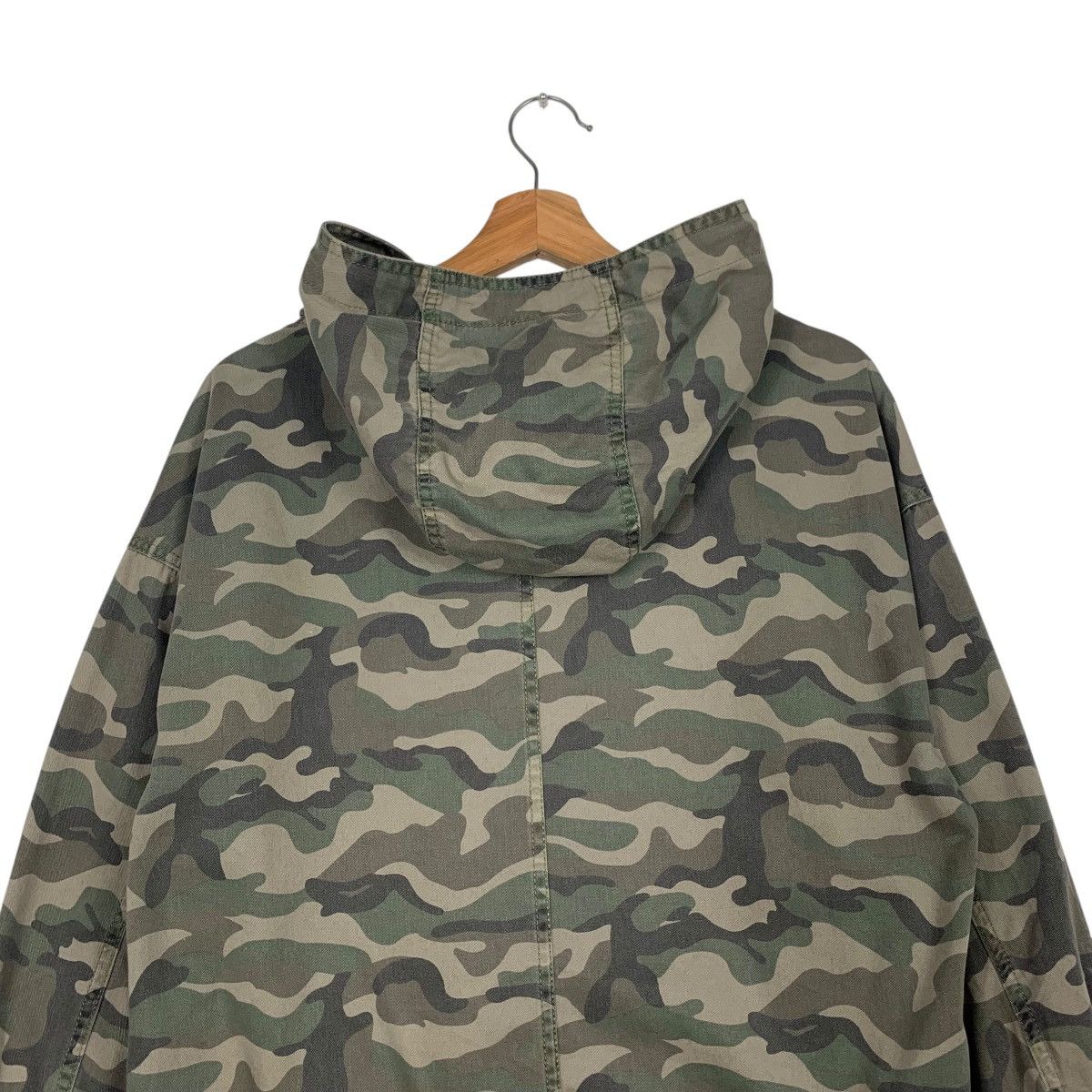 Japanese Brand COLONY 2139 Jungle Camo Hoodie Jacket Parka #2415-C108 Size US S / EU 44-46 / 1 - 8 Thumbnail