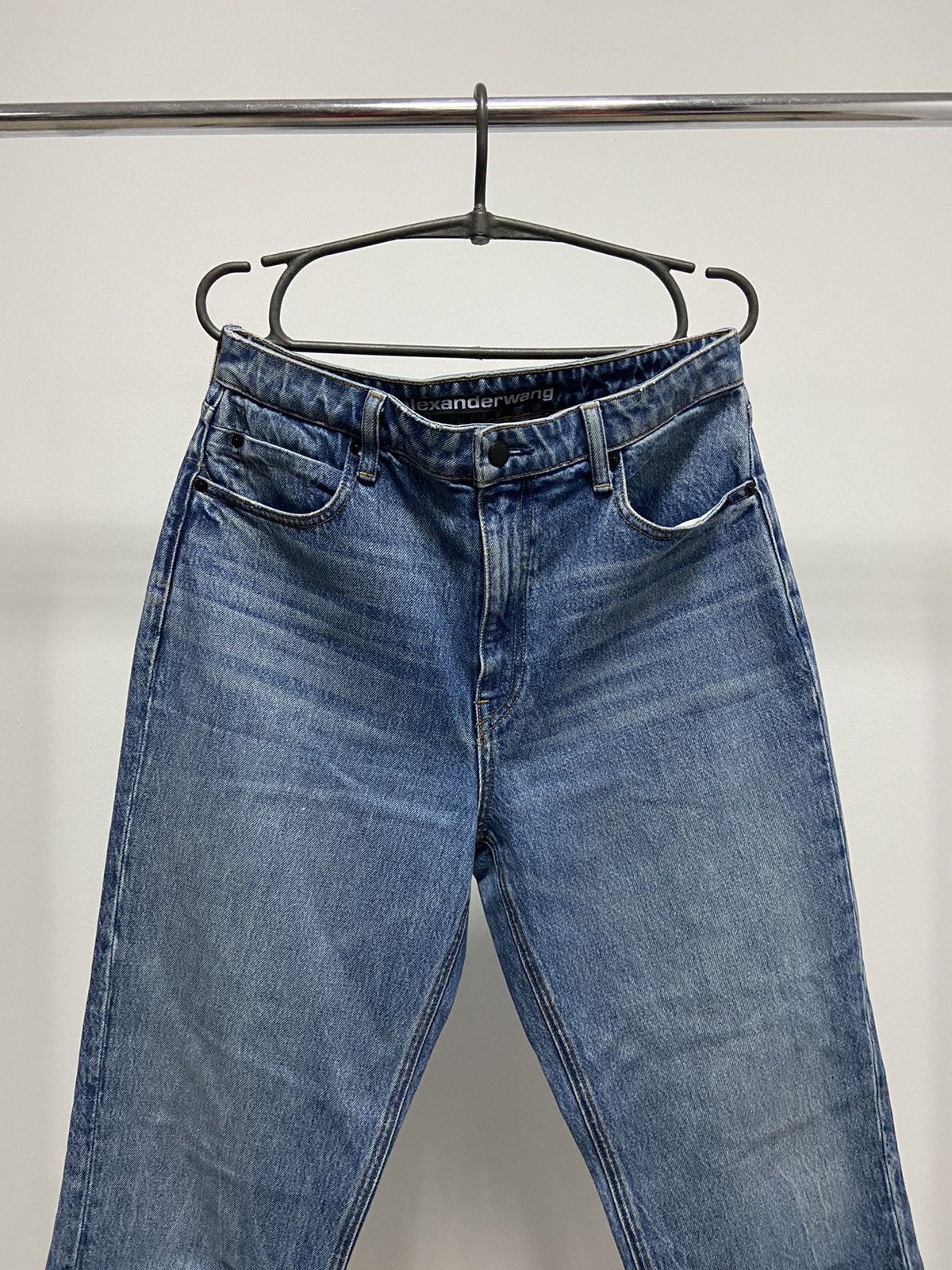 Alexander Wang × Vintage Alexander Wang jeans Pants Vintage Logo Y2K Selvedge Size US 30 / EU 46 - 3 Thumbnail