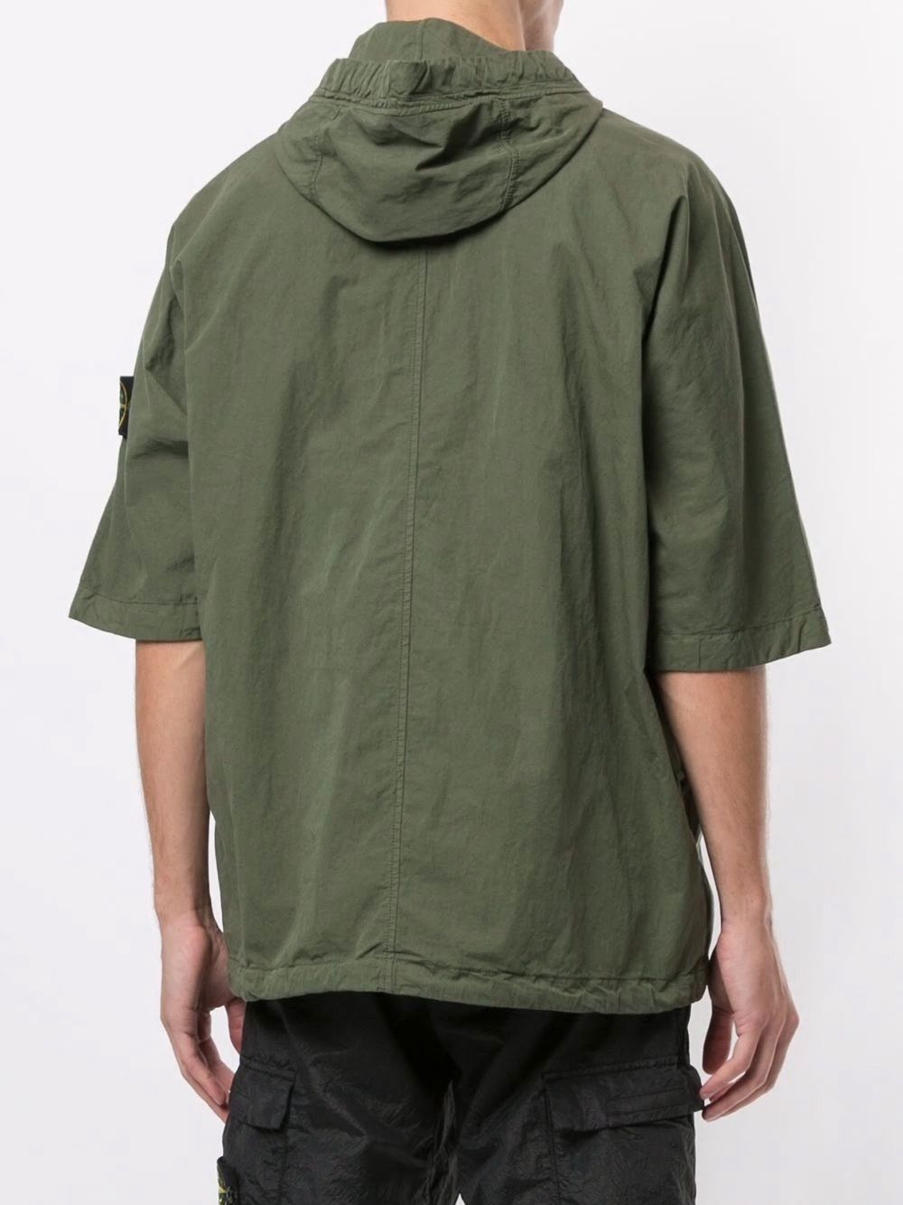 Stone Island 🔥600$ Stone Island Logo-Patch Hooded Overshirt.SI Overshirt Size US M / EU 48-50 / 2 - 21 Thumbnail