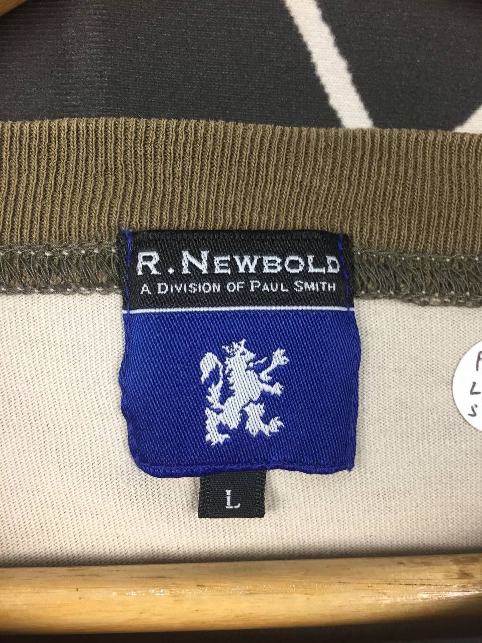 R.Newbold R. Newbold by Paul Smith Big Logo Long Sleeve Raglan Tee Size US M / EU 48-50 / 2 - 11 Thumbnail