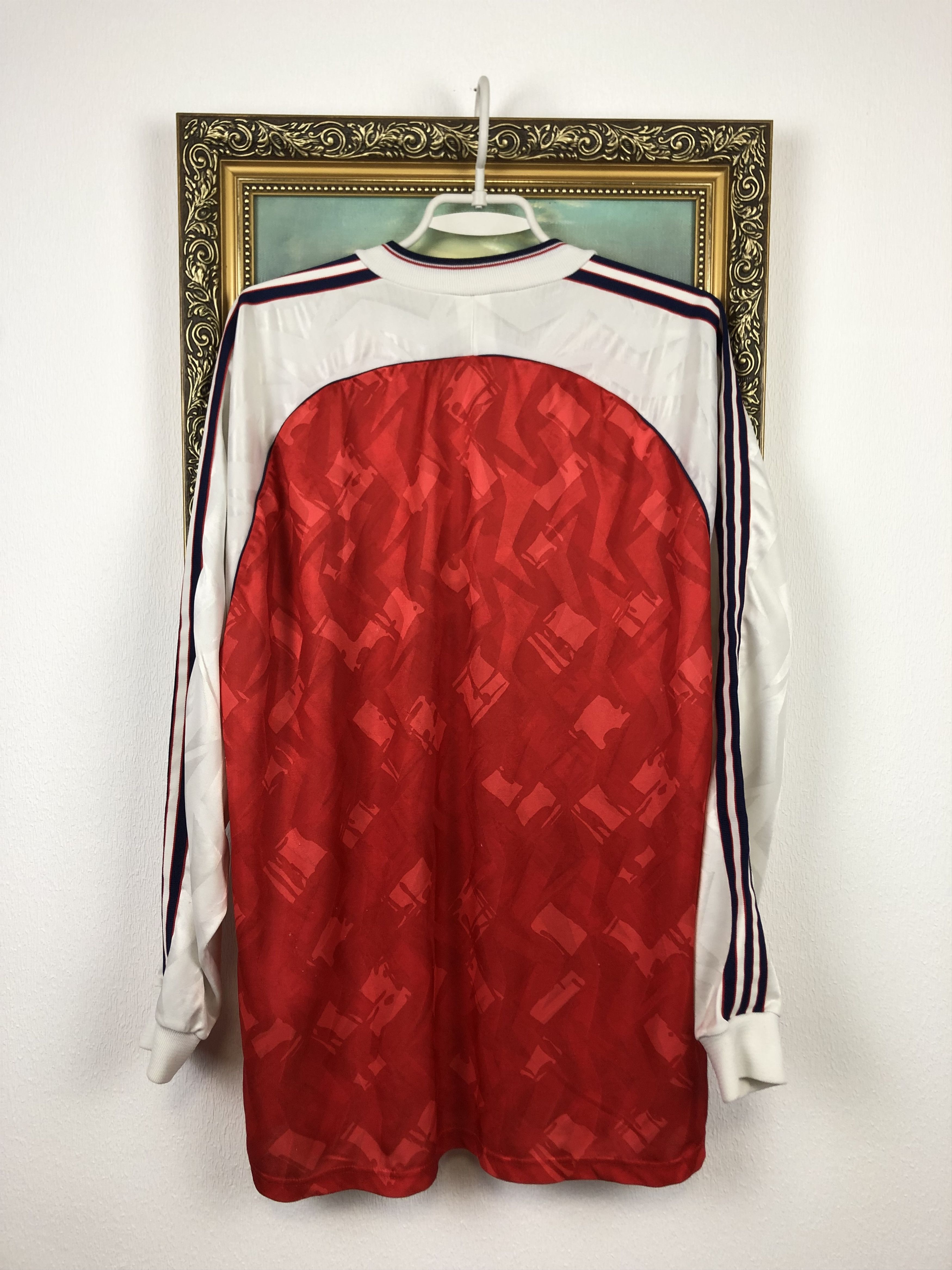 Adidas Vintage Arsenal Football Template Gunners Rare Jersey Long Size US XL / EU 56 / 4 - 10 Thumbnail