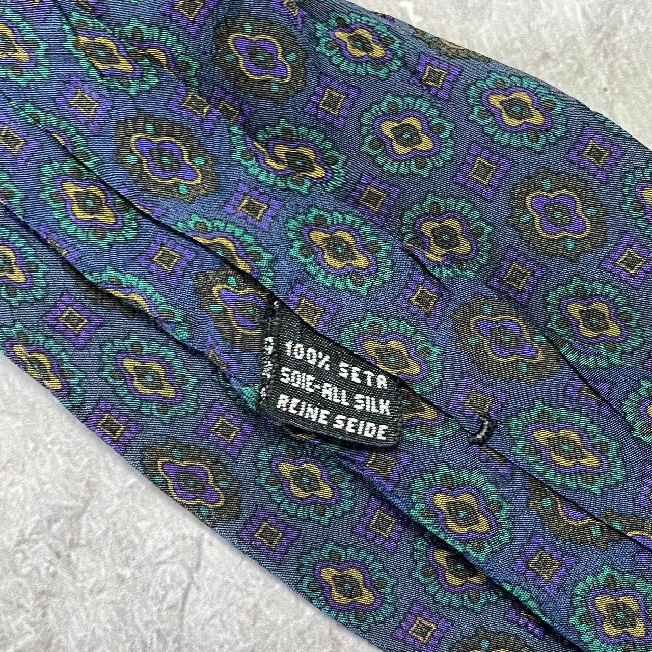 Yves Saint Laurent YVES Saint Lauren 100% Silf Tie Seta Cravatta Mens Size ONE SIZE - 5 Thumbnail