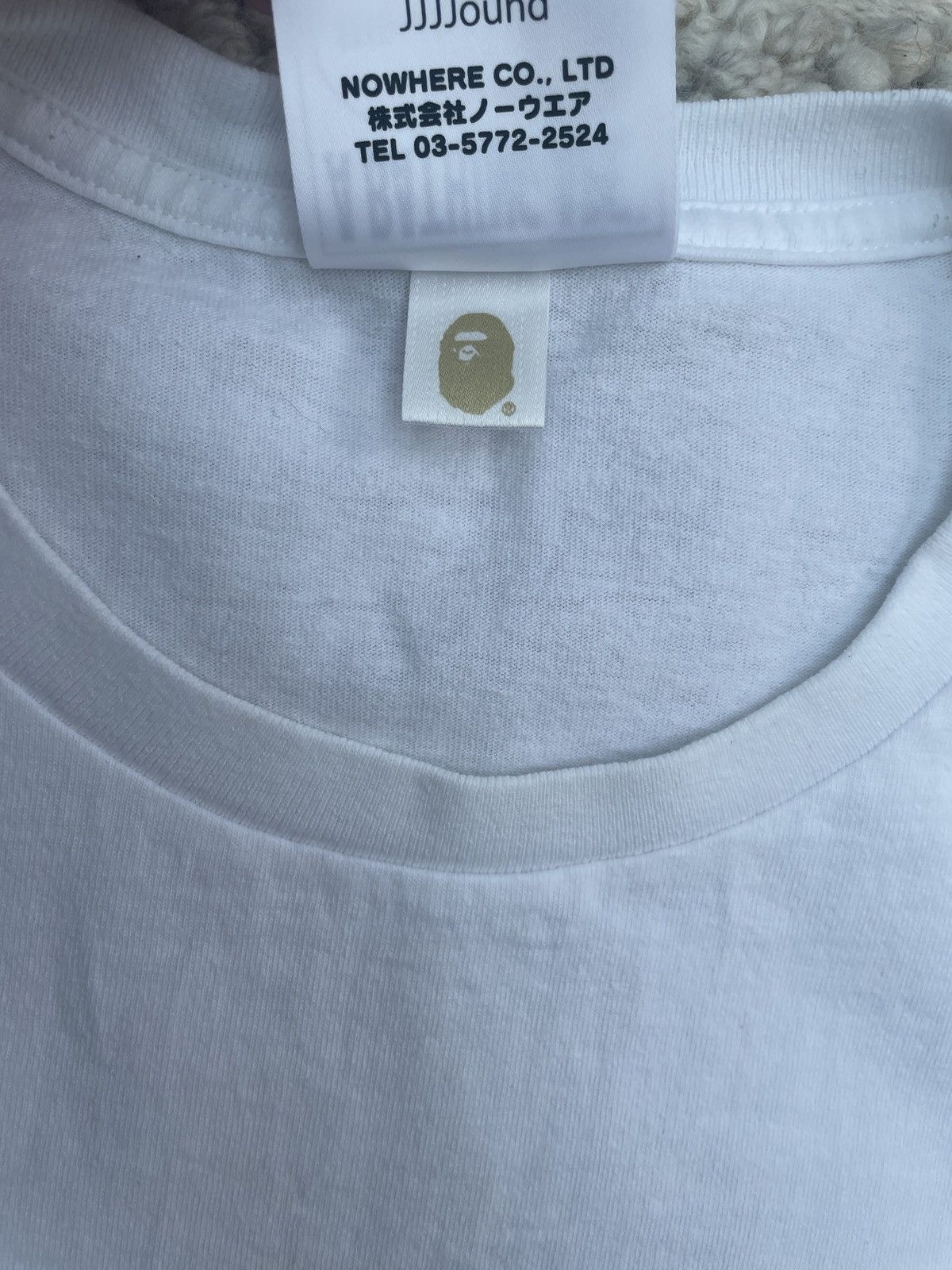 Bape × JJJJound Bape x JJJJound College Tee Size US XL / EU 56 / 4 - 3 Thumbnail