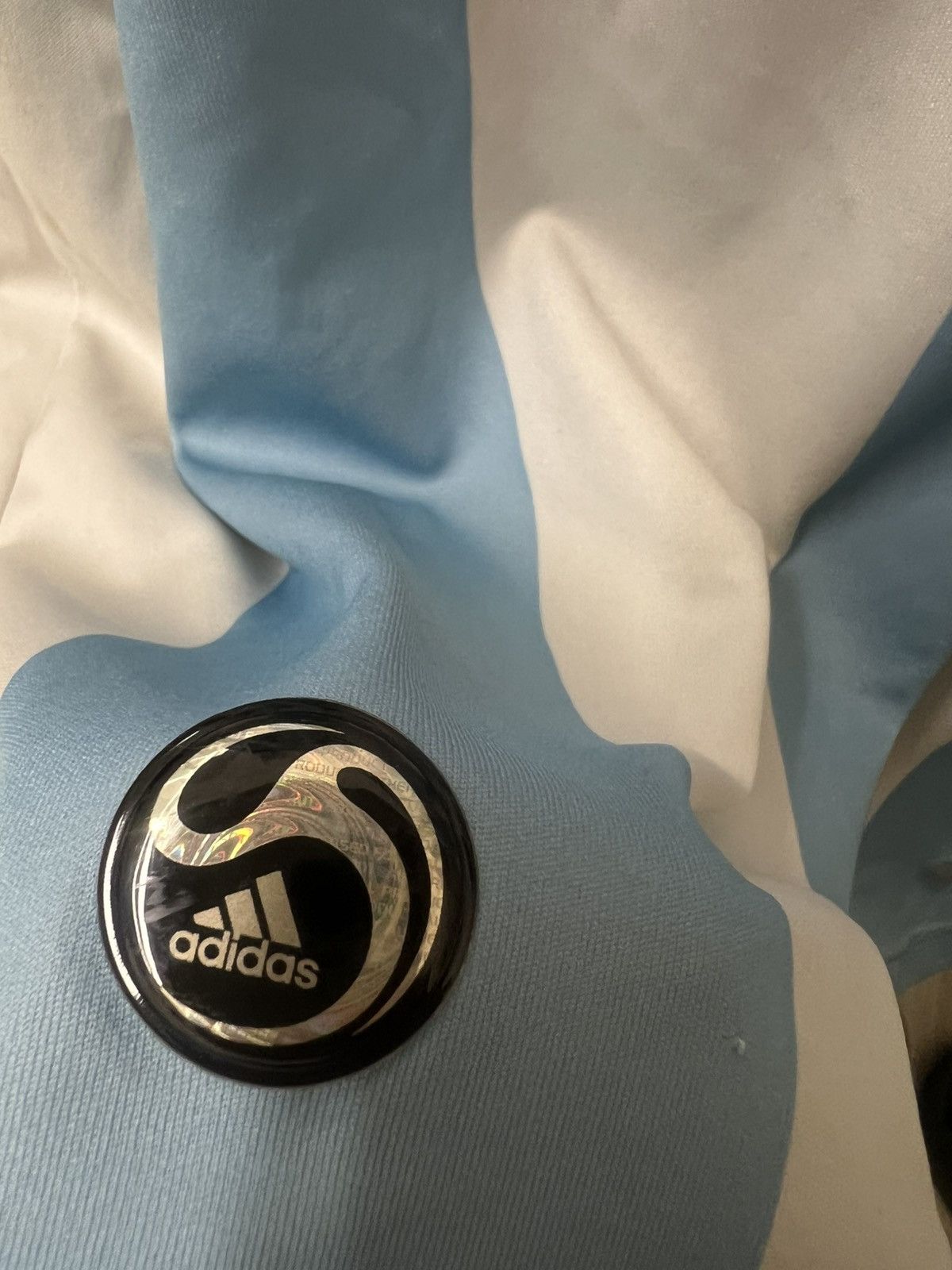 Adidas Messi #18 2008 Argentina Home Jersey Size US S / EU 44-46 / 1 - 5 Thumbnail