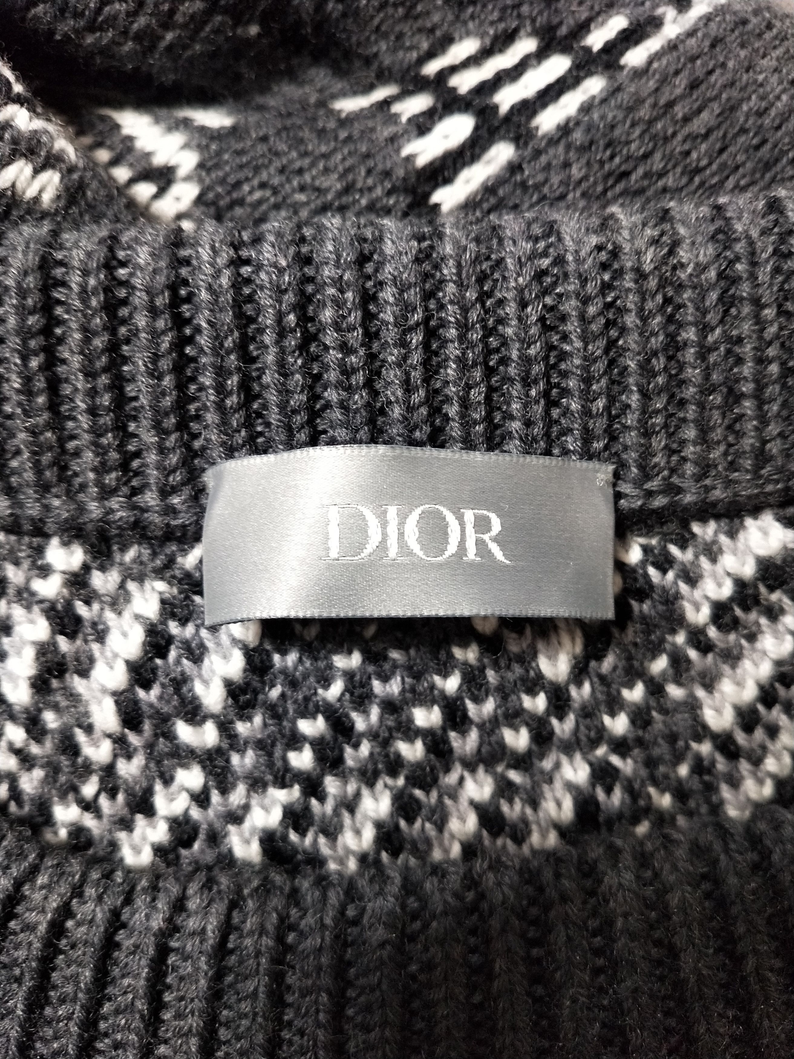 Dior Oblique Wool Jacquard Sweater Size US L / EU 52-54 / 3 - 4 Thumbnail