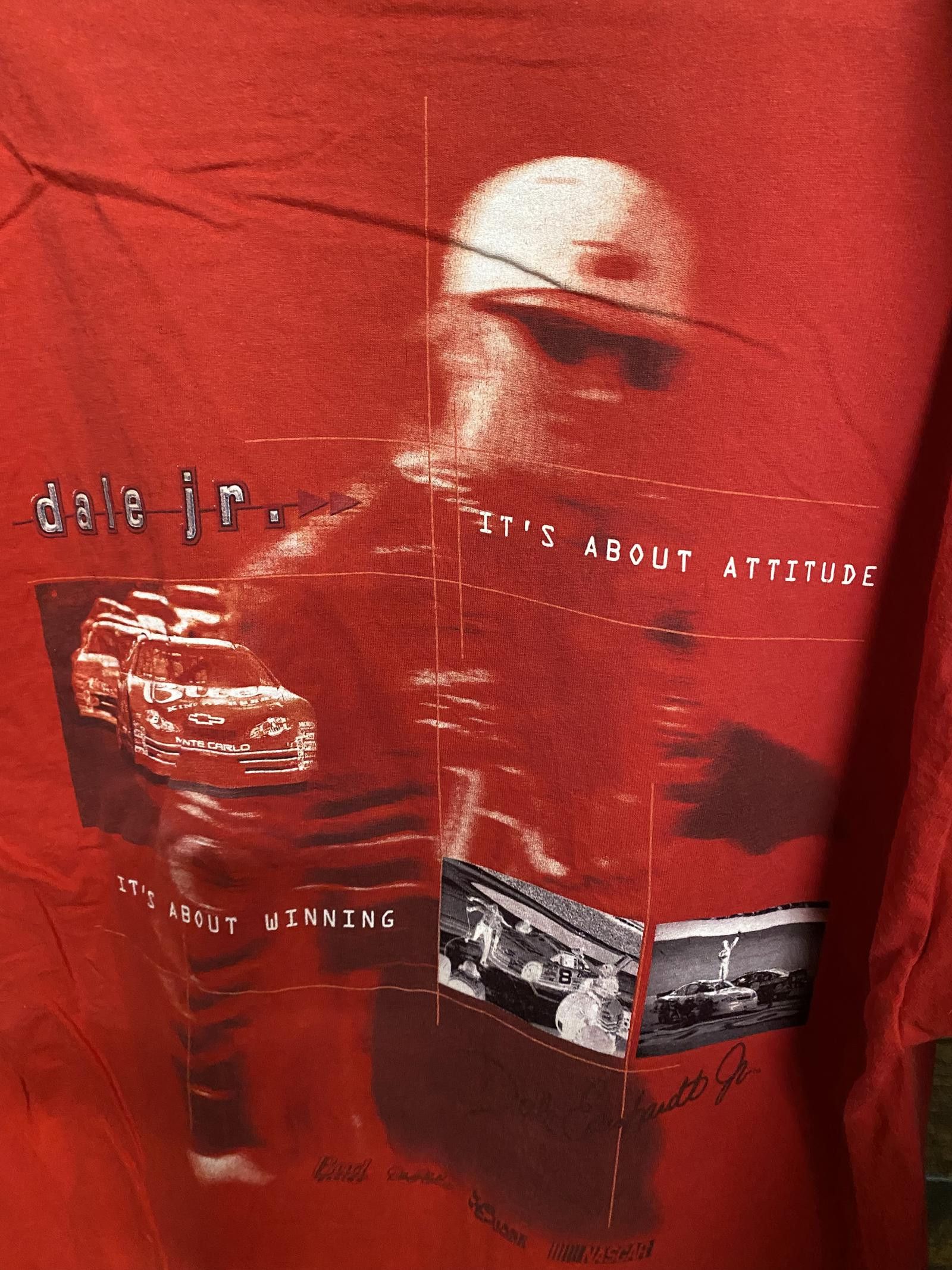 Designer Nascar Chase Authentic Dale Jr T-shirt Attitude Winning - L Size US L / EU 52-54 / 3 - 4 Thumbnail