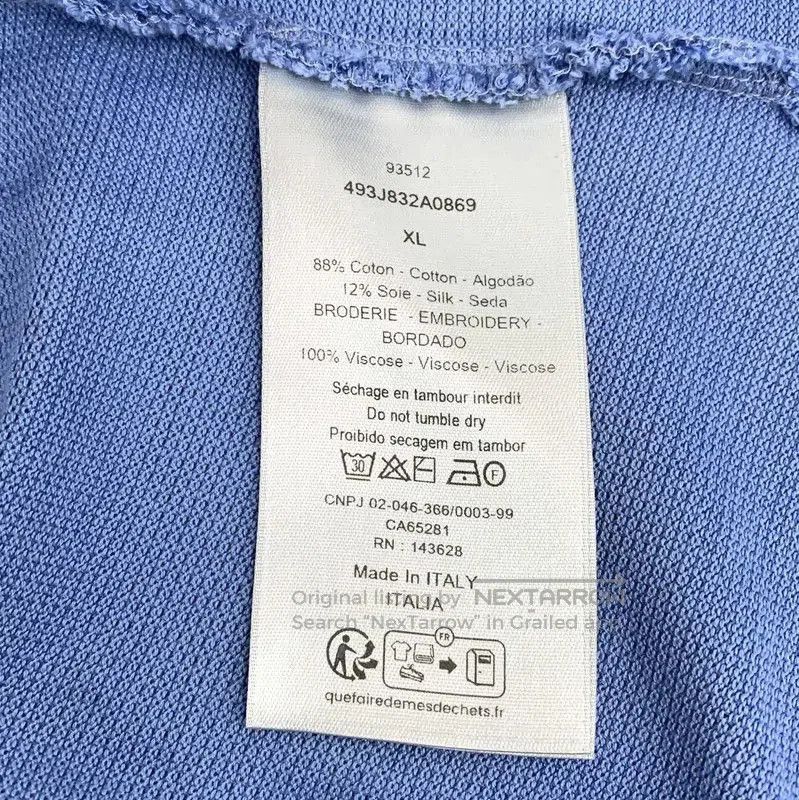 Other Dior Men's Polo Shirt in Blue . Size US XL / EU 56 / 4 - 6 Thumbnail