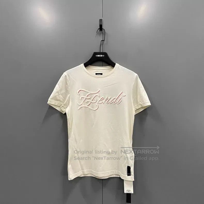 Fendi Fendi Front Embroidered Logo Short Sleeve Size S / US 4 / IT 40 - 1 Thumbnail