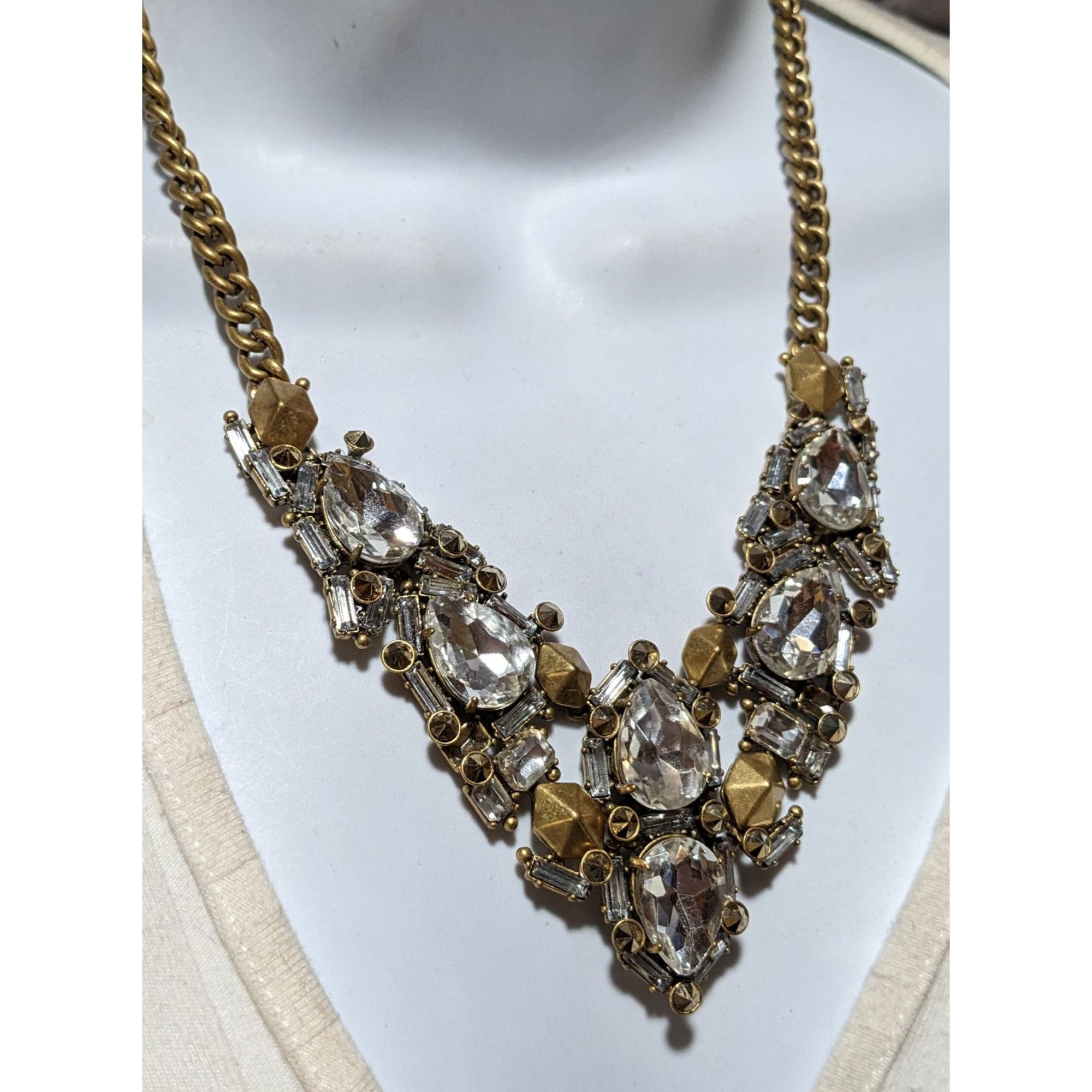 Other Stella & Dot Gold Gemmed Statement Necklace Size ONE SIZE - 7 Thumbnail