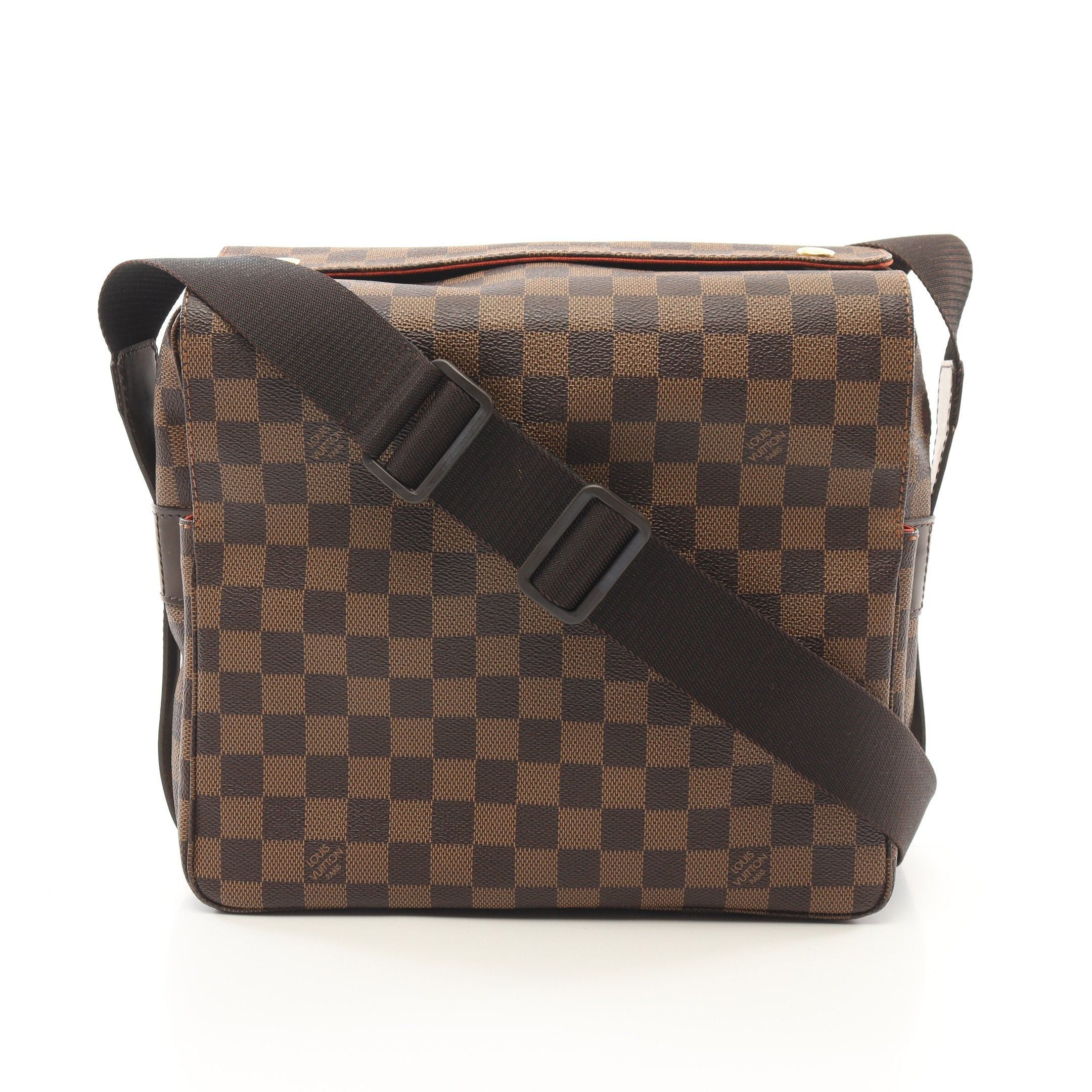 Louis Vuitton Louis Vuitton Naviglio Damier Ebene Shoulder Bag Leather Brown Size ONE SIZE - 1 Thumbnail