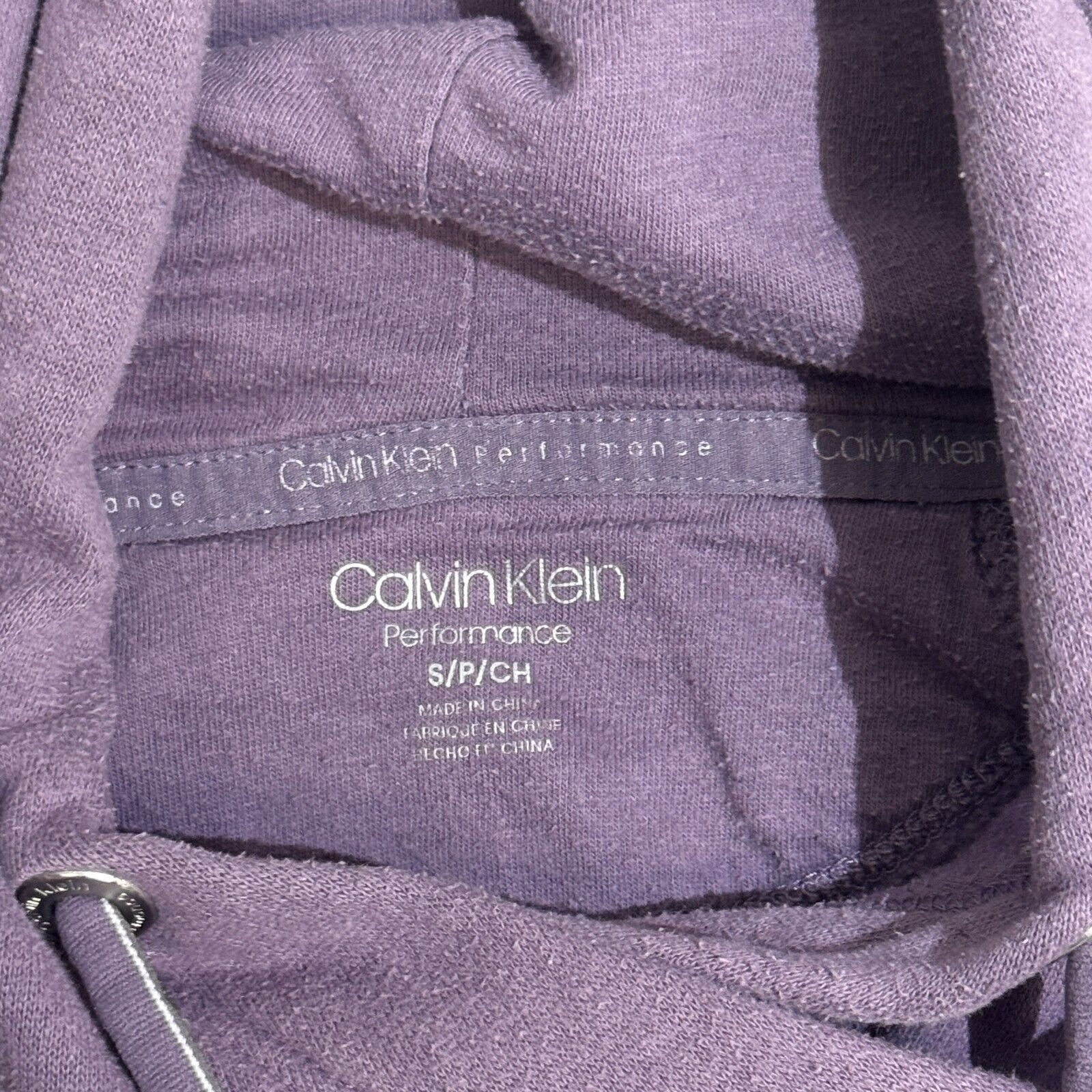 Calvin Klein × Vintage Vintage Calvin Klein Purple Cotton Hoodie Size S Y2k Logo Size US S / EU 44-46 / 1 - 3 Thumbnail