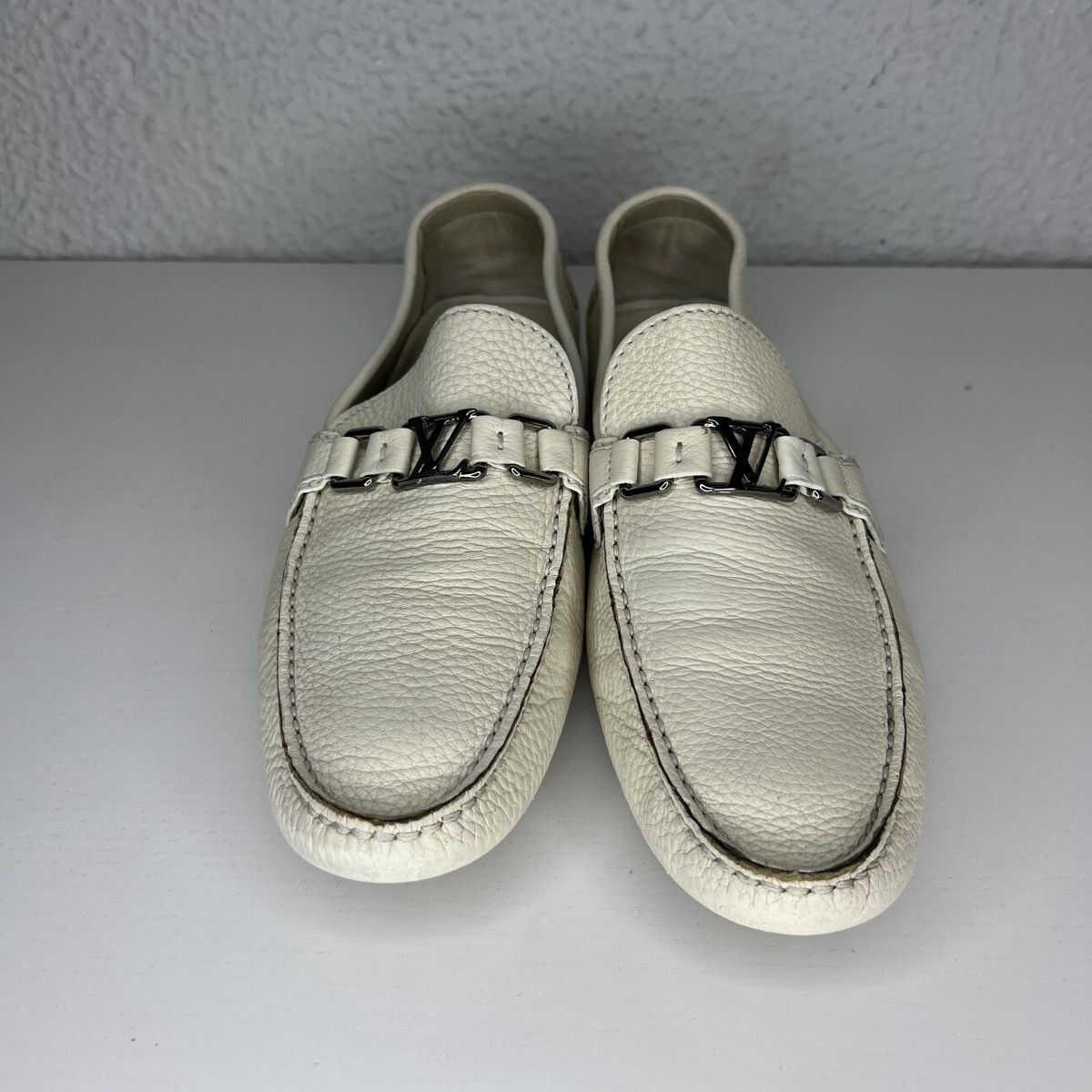 Designer × Louis Vuitton Louis Vuitton Hockenheim Moccasin Loafers Leather Shoes 9 LV Size US 9 / EU 42 - 3 Thumbnail