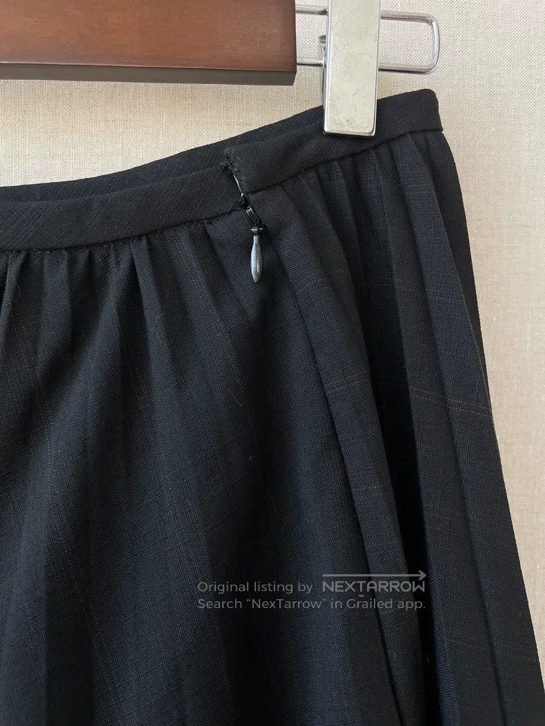 Comme des Garcons Comme Des Garcons size M Dark plaid pleated skirt Size 24" / US 00 / IT 34 - 8 Thumbnail