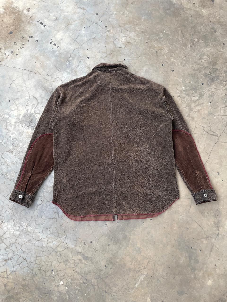Handmade Archival Chipie Japan Hand Made Mixed Corduroy Fleece Shirt Size US L / EU 52-54 / 3 - 8 Thumbnail