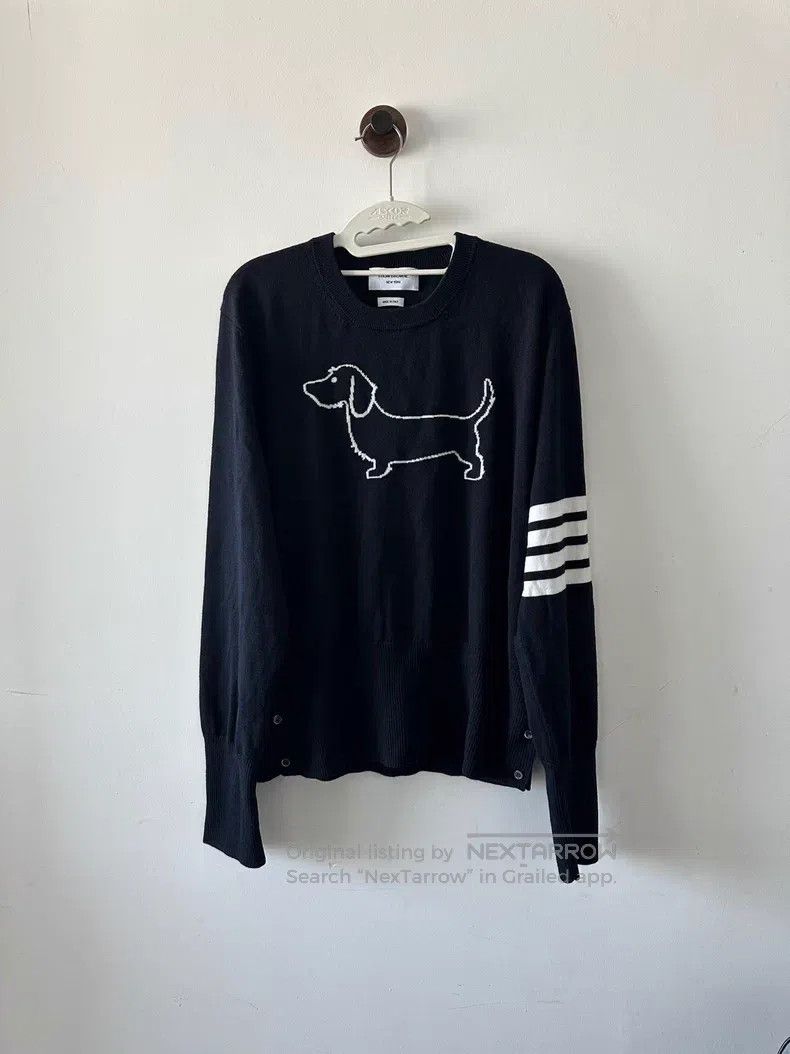 Thom Browne Thom Browne Blue Sweater Size US XL / EU 56 / 4 - 1 Thumbnail