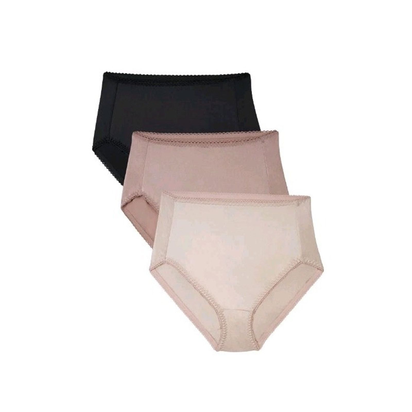 Other VANITY FAIR Women 3-Pair Hi Cut Panties Nylon Size 4XL/11 Size ONE SIZE - 2 Thumbnail