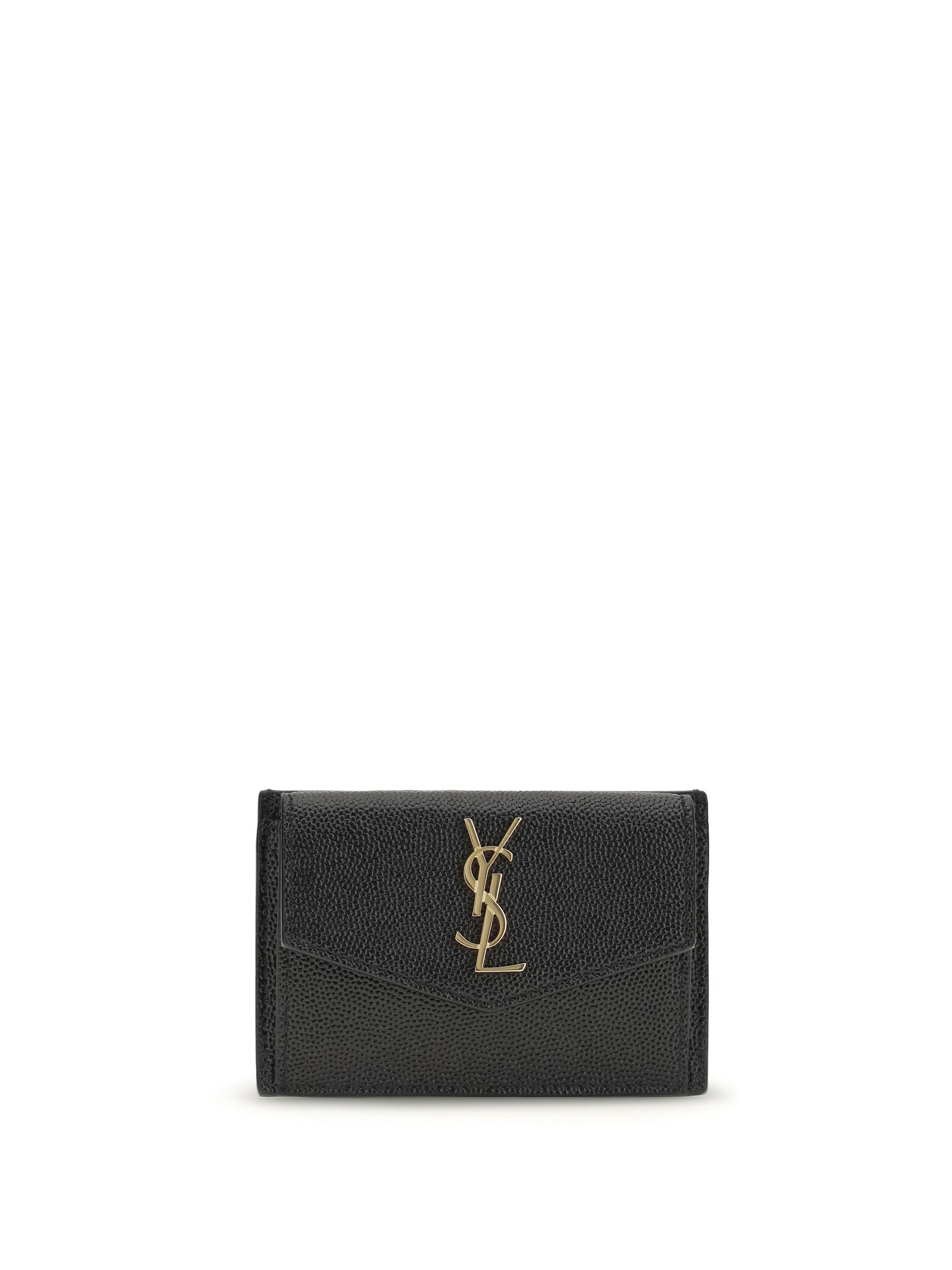 Saint Laurent Paris Micro-grain leather Wallet Size ONE SIZE - 1 Thumbnail