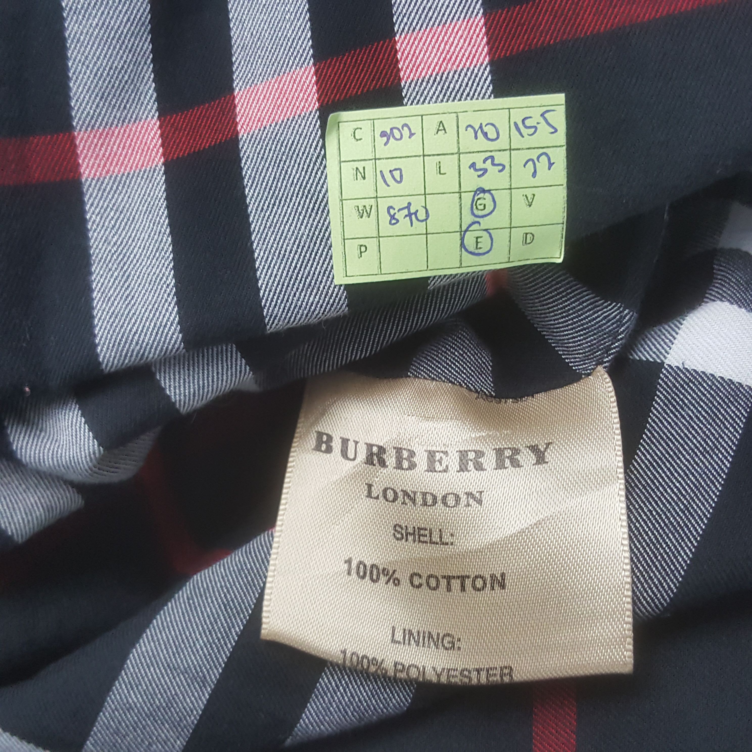 Burberry × Vintage Vintage Burberry Brit Italian Brand Coat Jacket Size US S / EU 44-46 / 1 - 8 Thumbnail