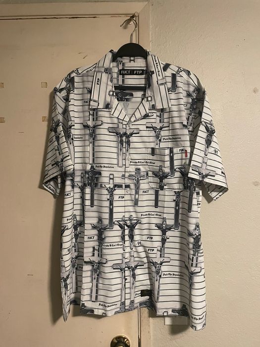 Fuct FTP x FUCT Cross Button Up | Grailed