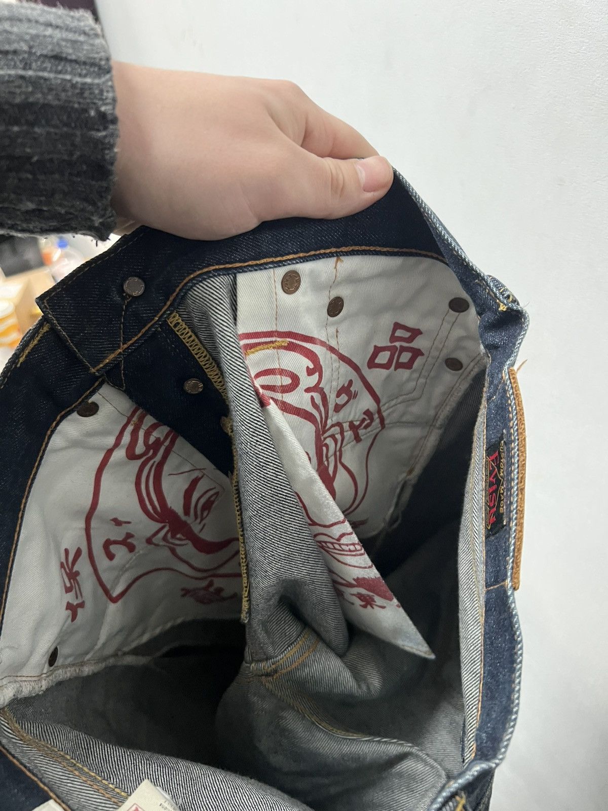 Evisu Evisu Jeans Navy Blue Mens Size US 30 / EU 46 - 14 Thumbnail