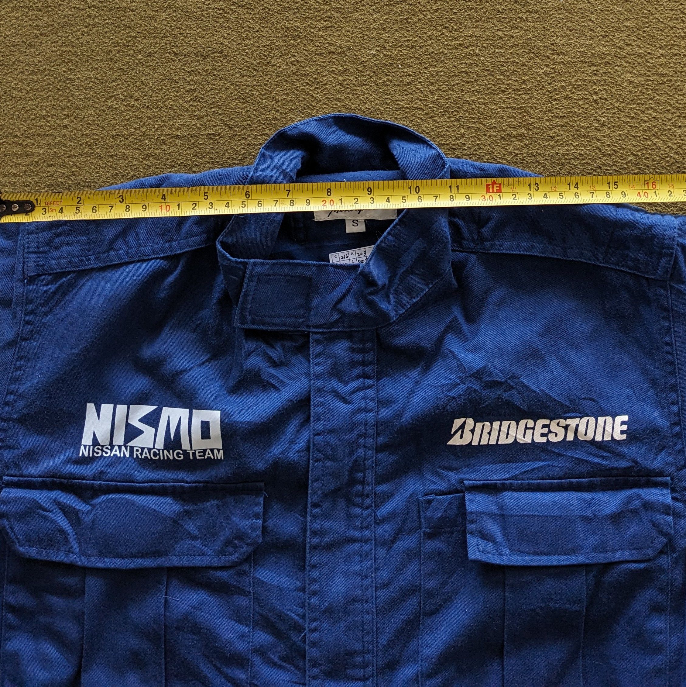 Vintage Vintage BRIDGESTONE Racing Coverall Workwear Custom Jacket Size US S / EU 44-46 / 1 - 6 Thumbnail