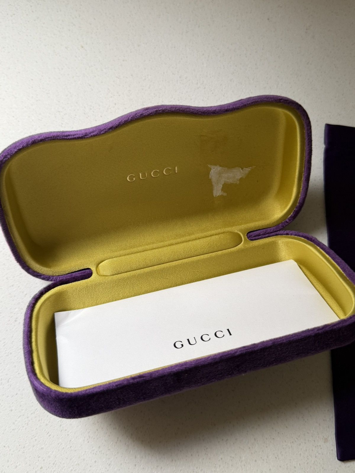 Gucci Gucci white GG sunglasses shades Size ONE SIZE - 9 Thumbnail