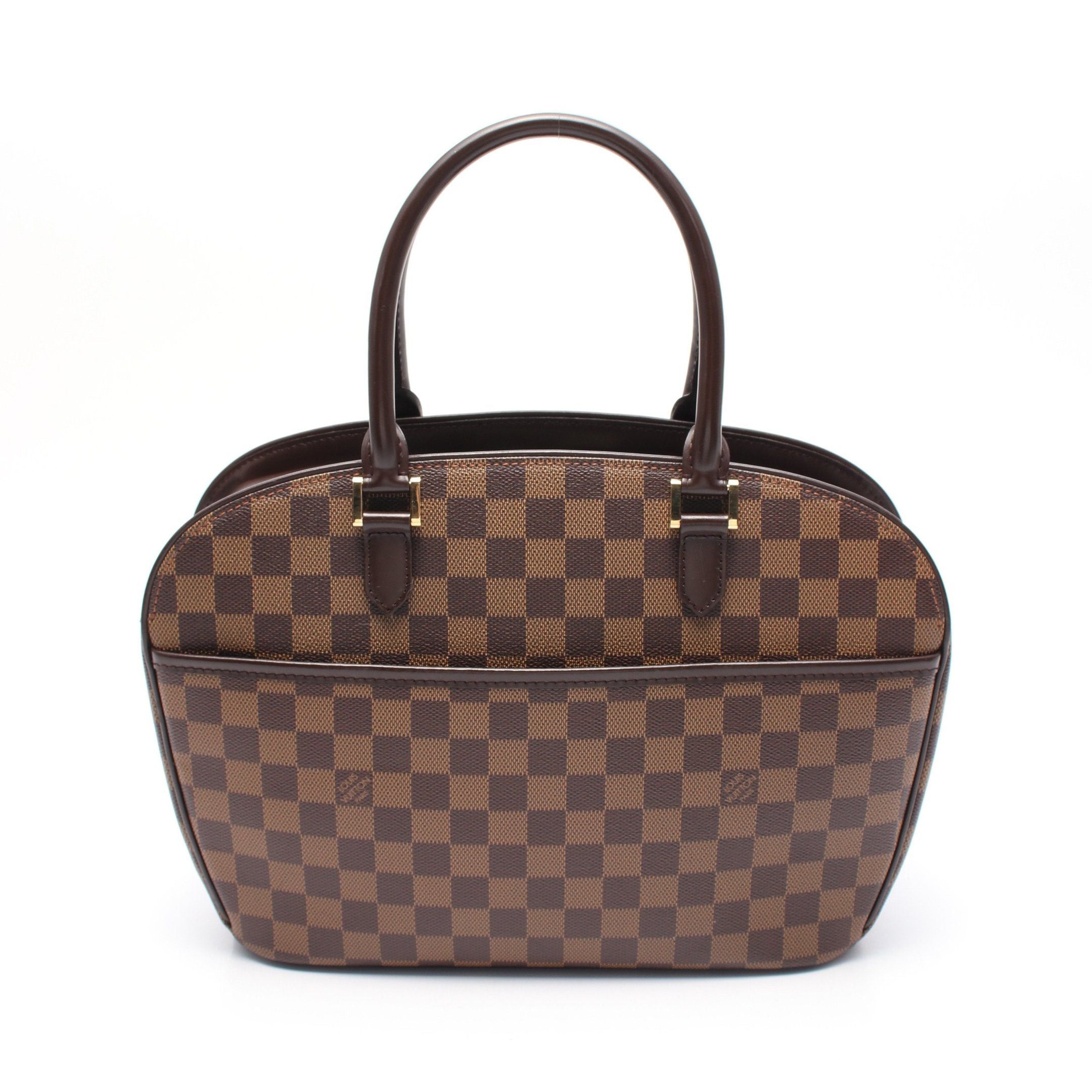 Louis Vuitton Louis Vuitton Saria Horizontal Damier Ebene Handbag Leather Brown Size ONE SIZE - 1 Thumbnail