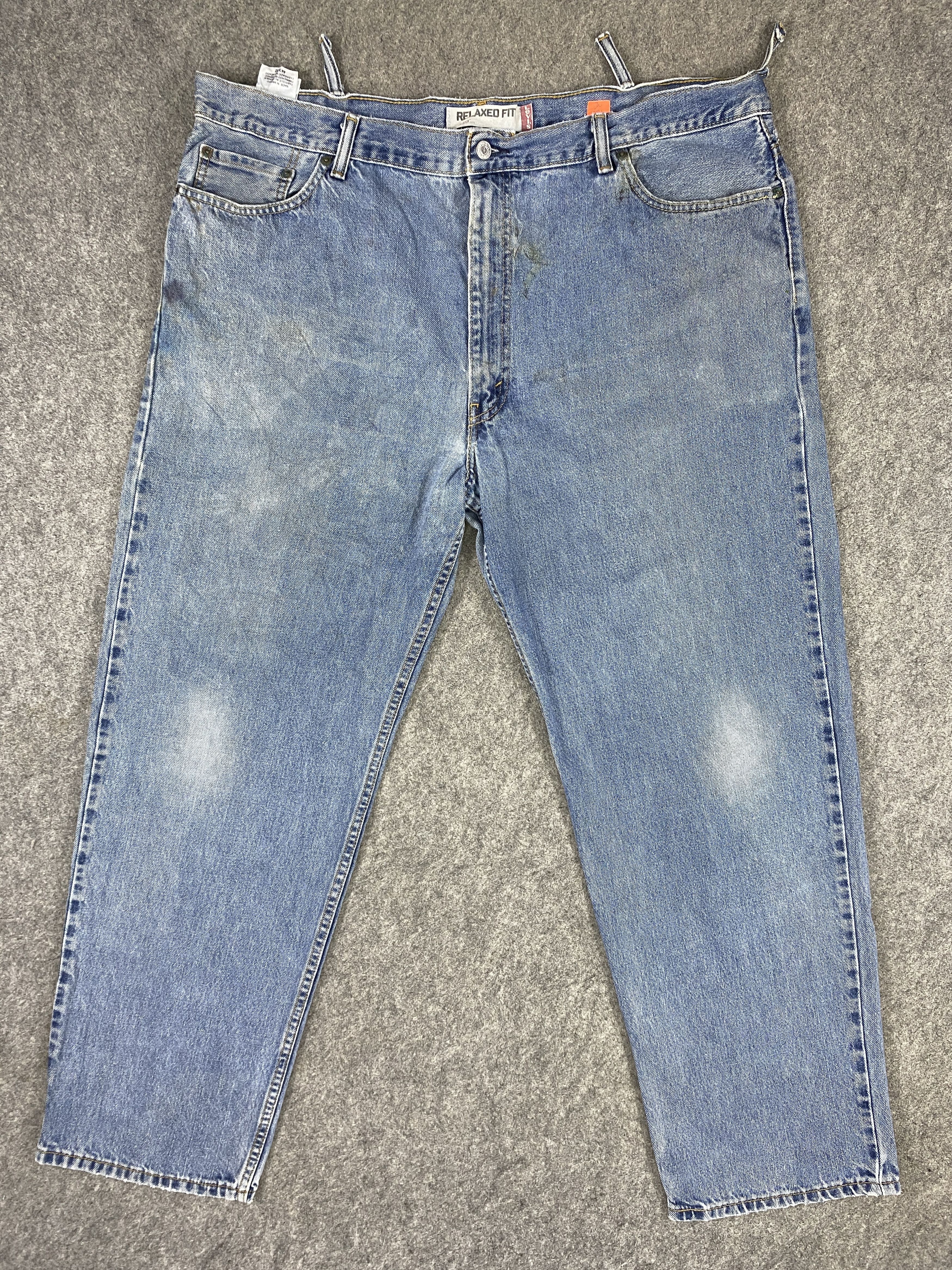 image of Distressed Denim x Hype Blue Vintage Levi's 550 Jeans 44X32 Denim -Jn2093, Men's