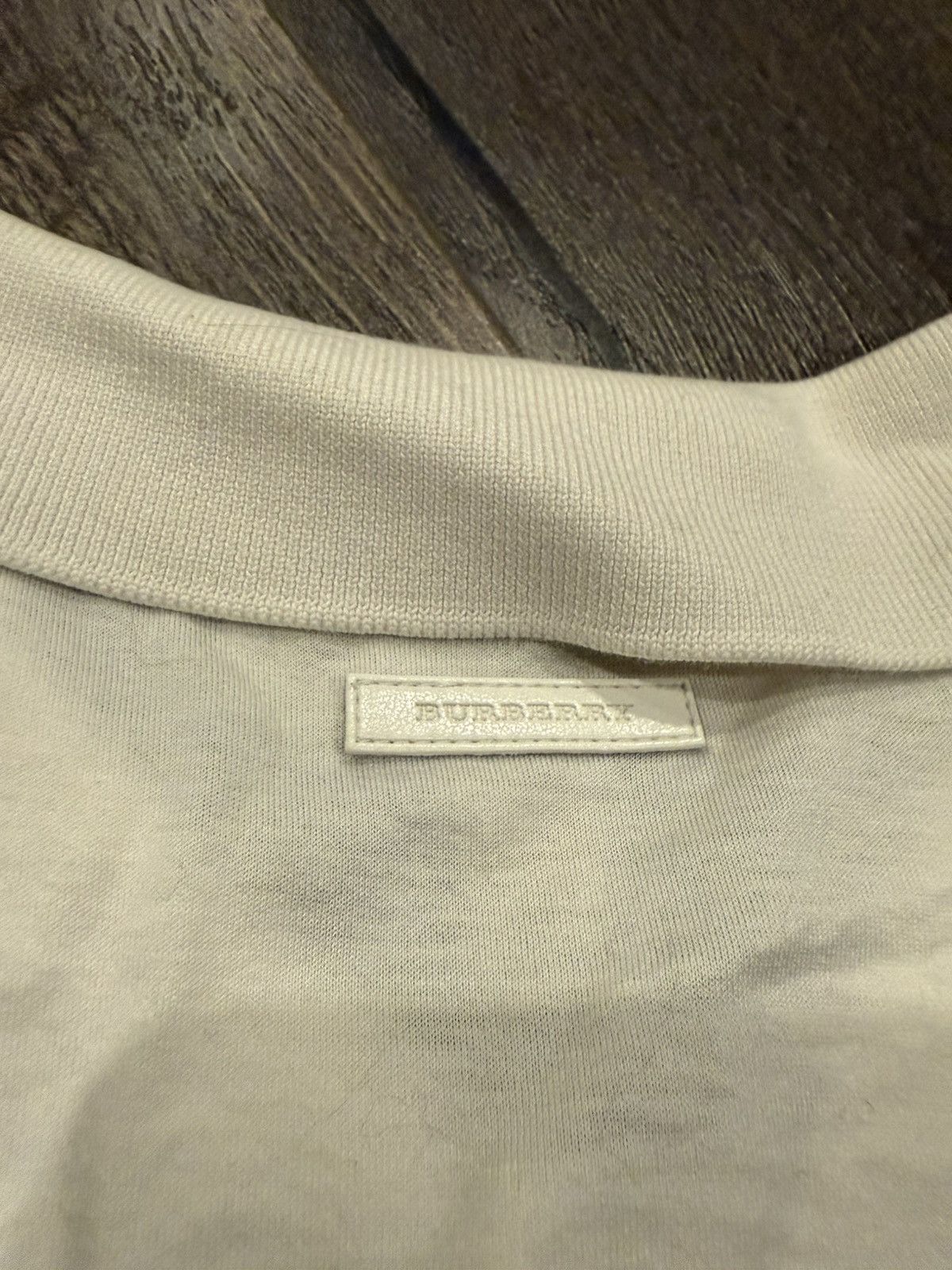 Burberry Burberry Men’s White Polo Gold Accents Size US M / EU 48-50 / 2 - 5 Thumbnail