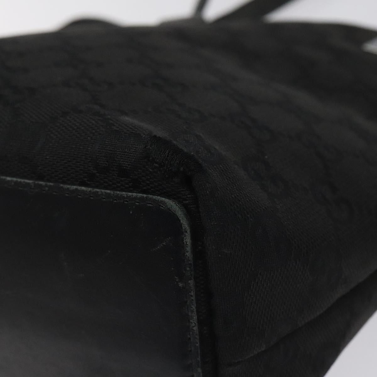 Gucci GUCCI GG Canvas Tote Bag Black Size ONE SIZE - 15 Thumbnail