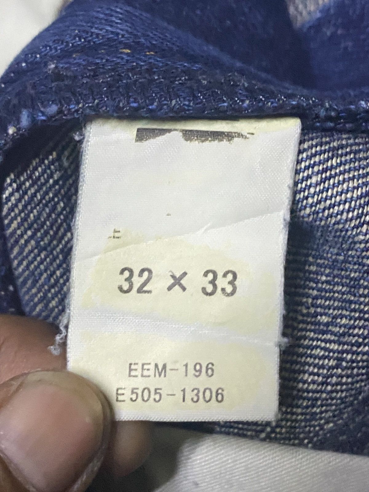 Edwin Vintage Edwin E Function Twist Leg Loose Jeans Size US 31 - 20 Thumbnail