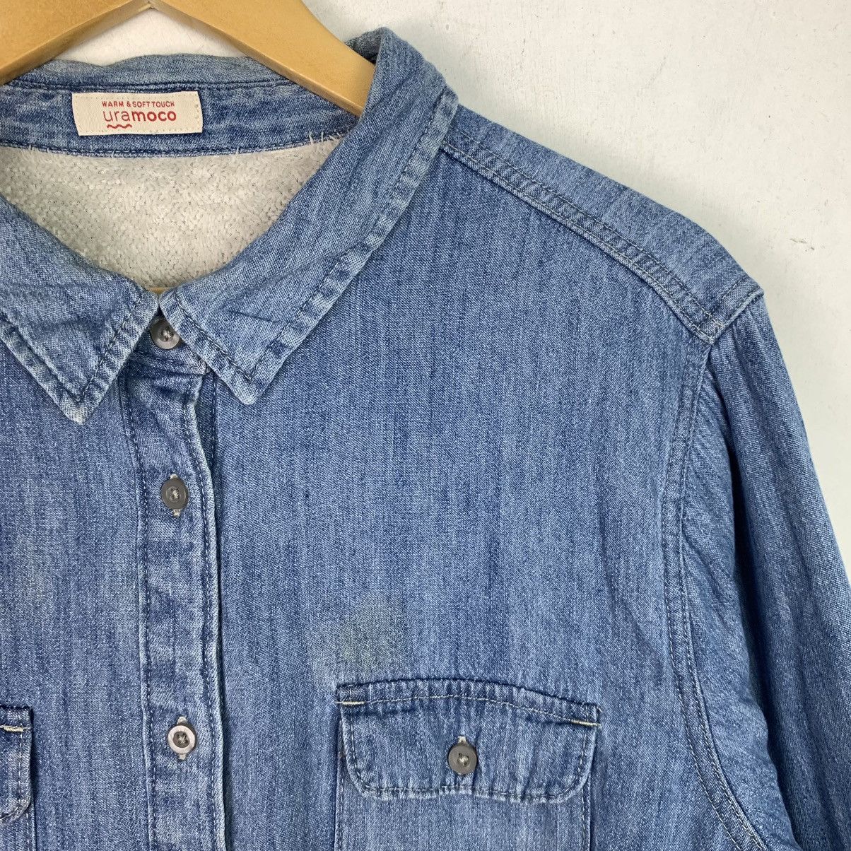 Japanese Brand Vintage Japanese brand Denim Buttop up shirt Size US XL / EU 56 / 4 - 4 Thumbnail