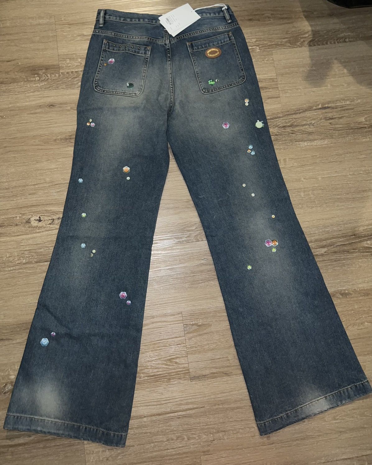 Insane Ed Hardy double tiger black jeans never worn!