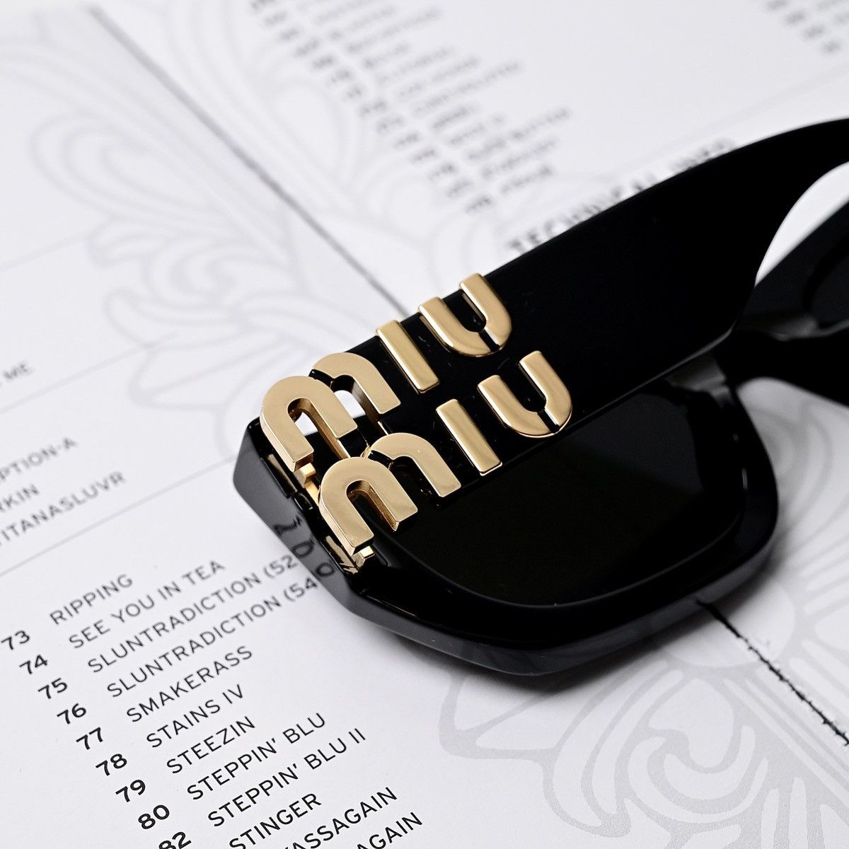 Miu Miu MIU MIU 0MU 09WS SUNGLASSES Size ONE SIZE - 10 Thumbnail