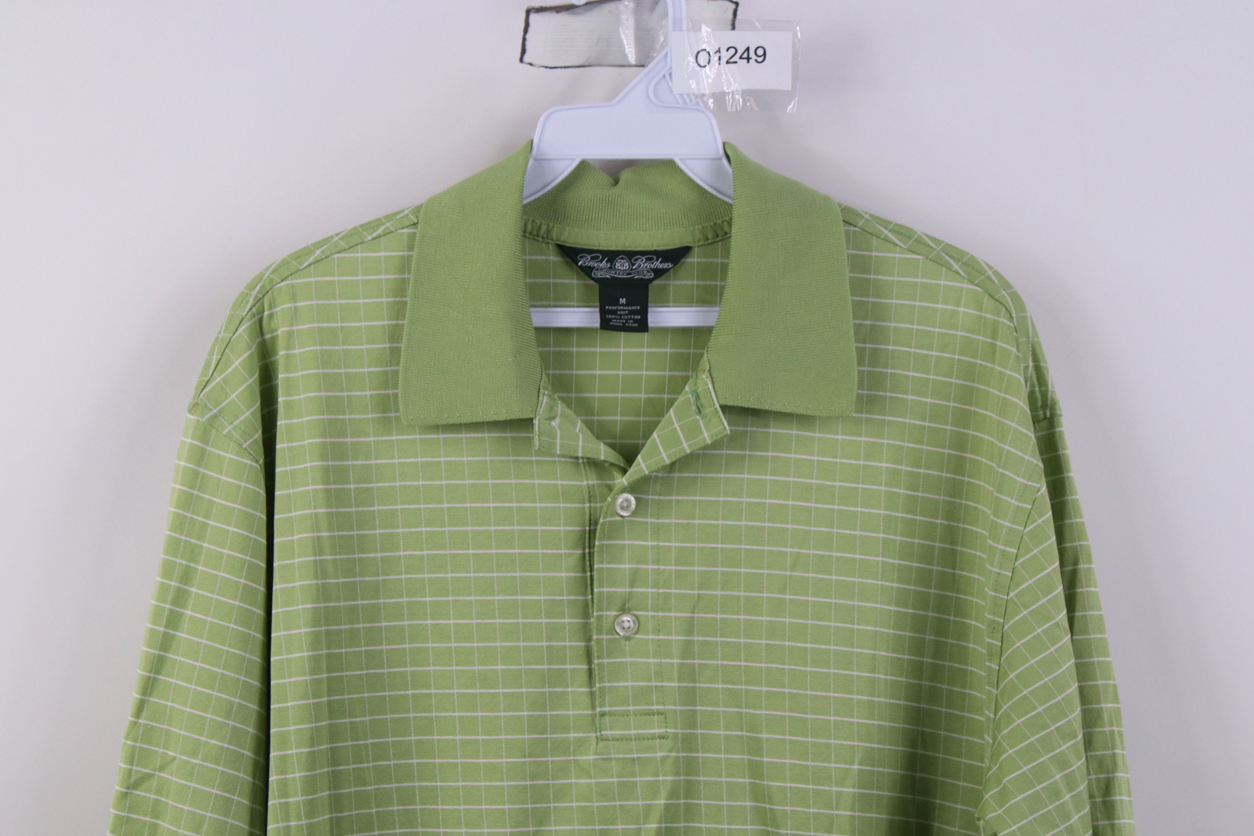 Brooks Brothers Vintage Brooks Brothers Performance Golf Polo Shirt Green Size US M / EU 48-50 / 2 - 2 Thumbnail