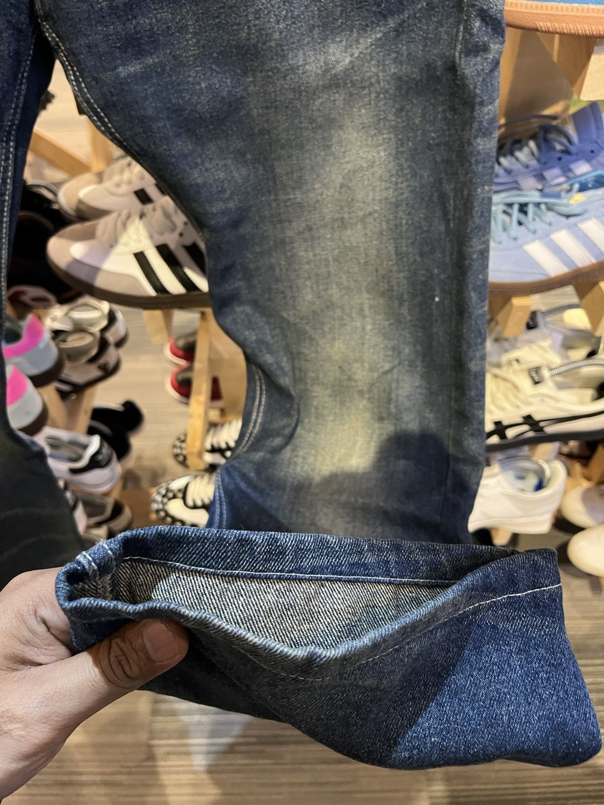 Jean × Vintage Bike Jeans Patchwork Skull Embroidered Size US 28 / EU 44 - 10 Thumbnail