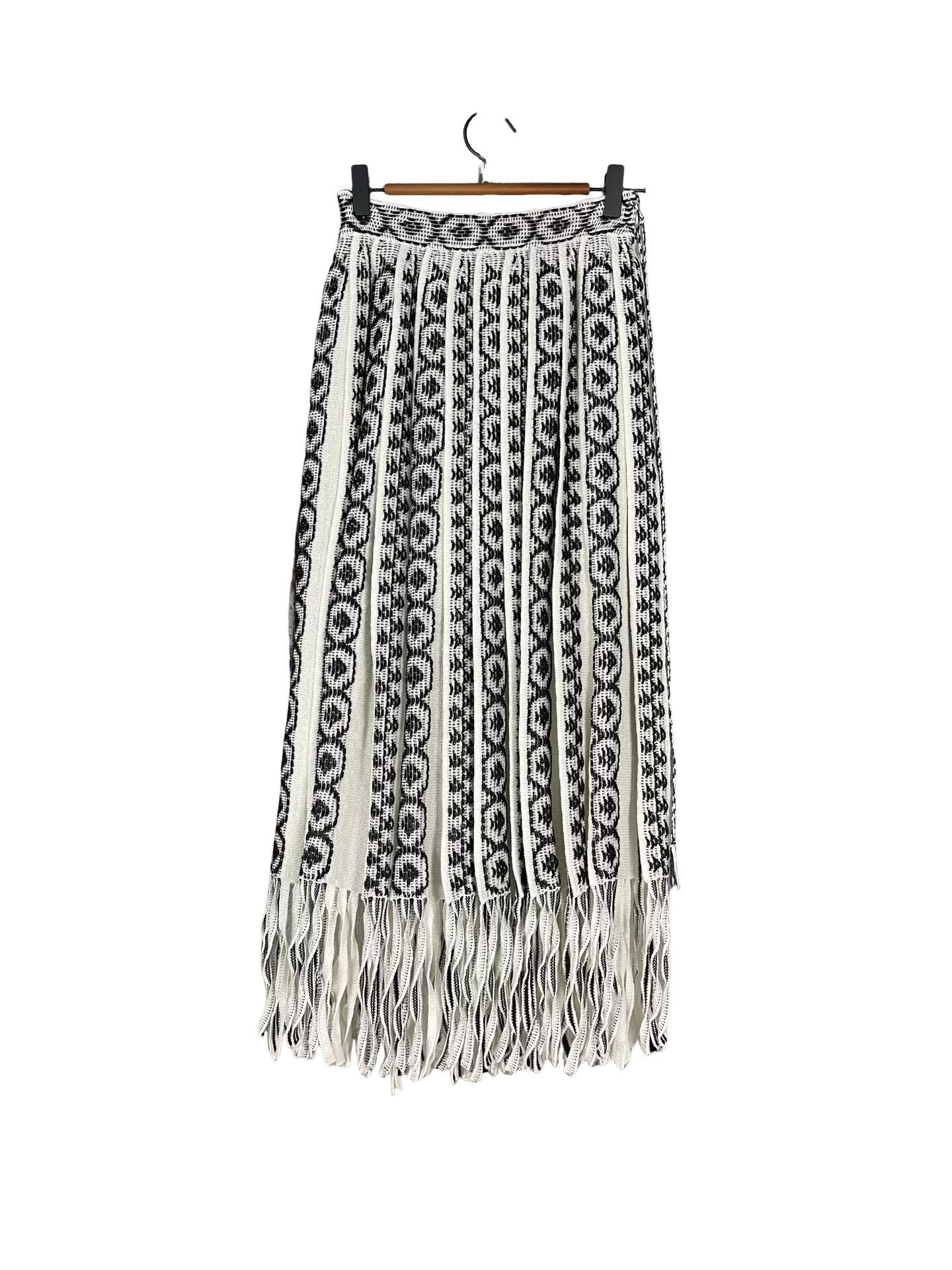 Dior Dior Fringe Pleated Midi Skirt Size 34 Size 25" / US 0 / IT 36 - 1 Thumbnail