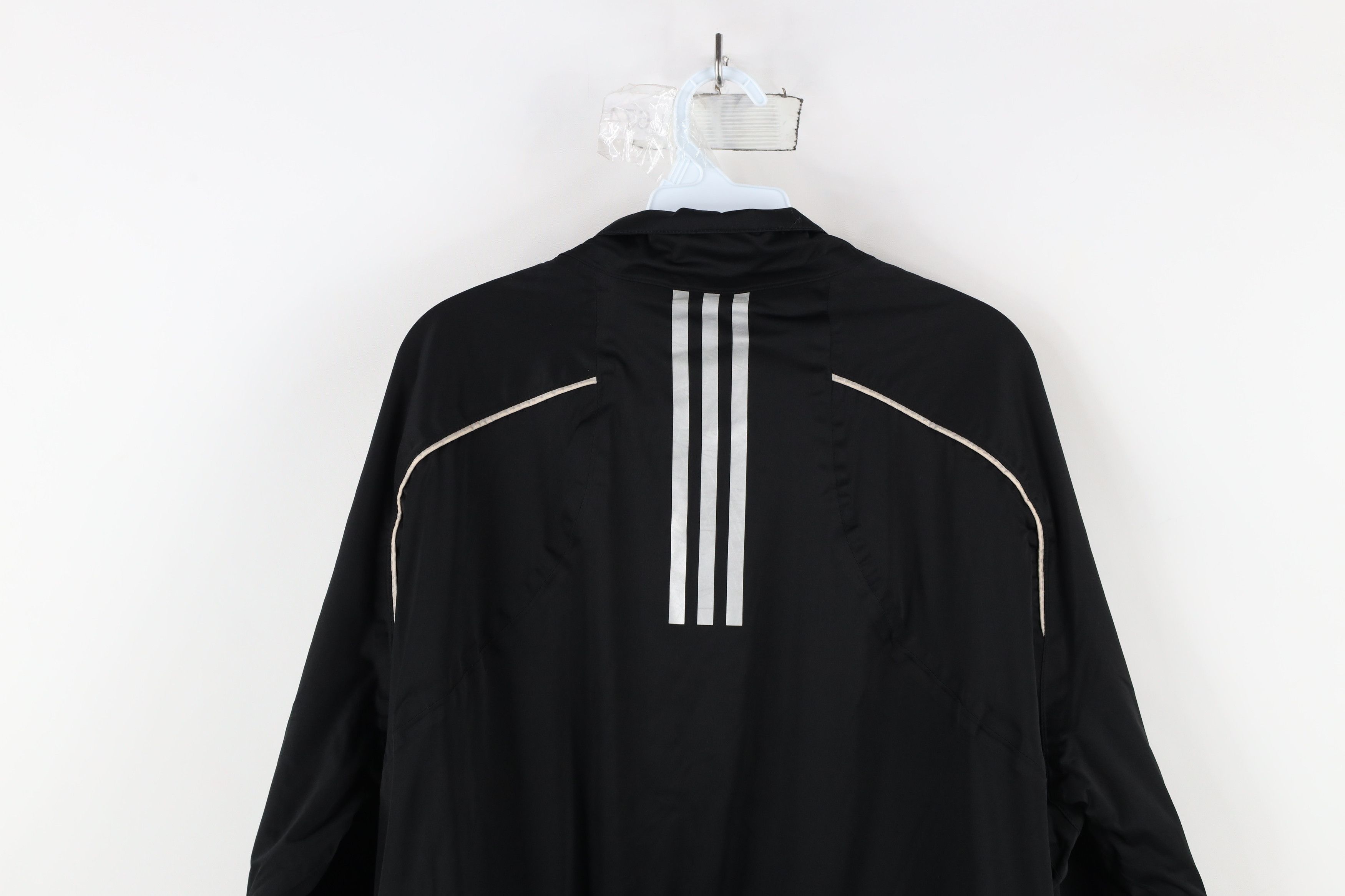 Adidas × Vintage Adidas Golf Spell Out Full Zip Golfing Rain Jacket Black Size US XL / EU 56 / 4 - 13 Thumbnail