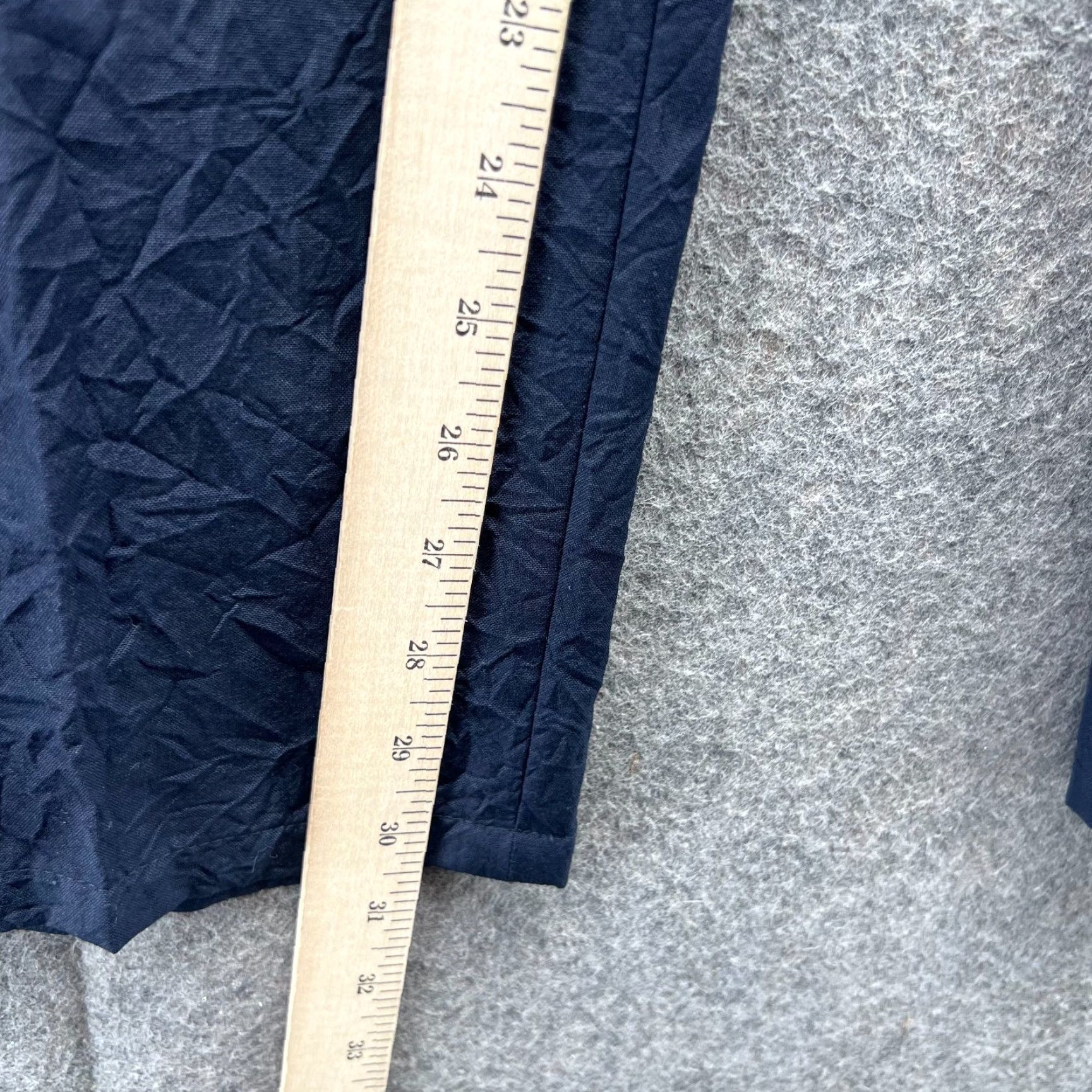 John Varvatos John Varvatos Dress Pants Mens 56 Blue Navy Wool Pleated Trouser Slacks) Size US 40 / EU 56 - 4 Thumbnail