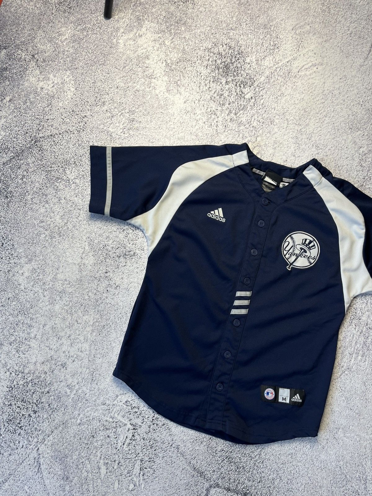 New York Yankees Vintage Adidas New York Yankees Junior Jersey #2 Jeter Size US XS / EU 42 / 0 - 2 Thumbnail