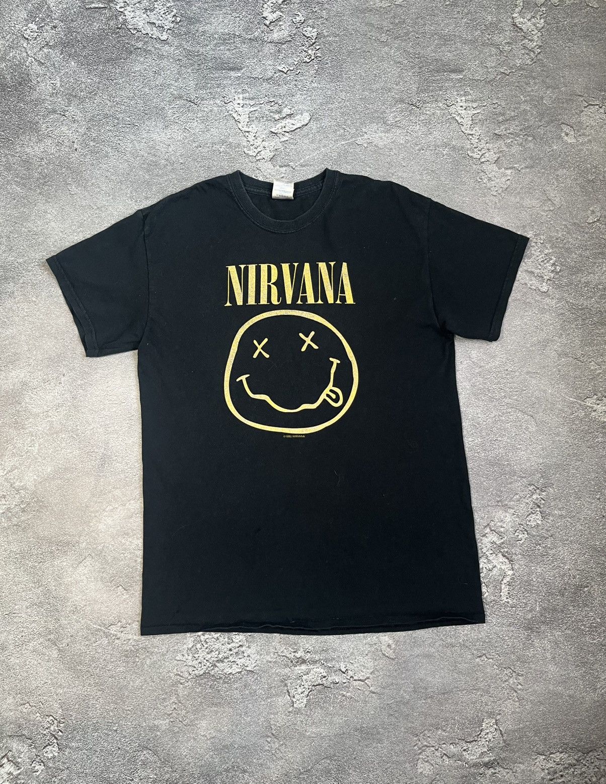 Band Tees Vintage Nirvana Smiley 1992 Reprint Shirt Size US M / EU 48-50 / 2 - 1 Thumbnail