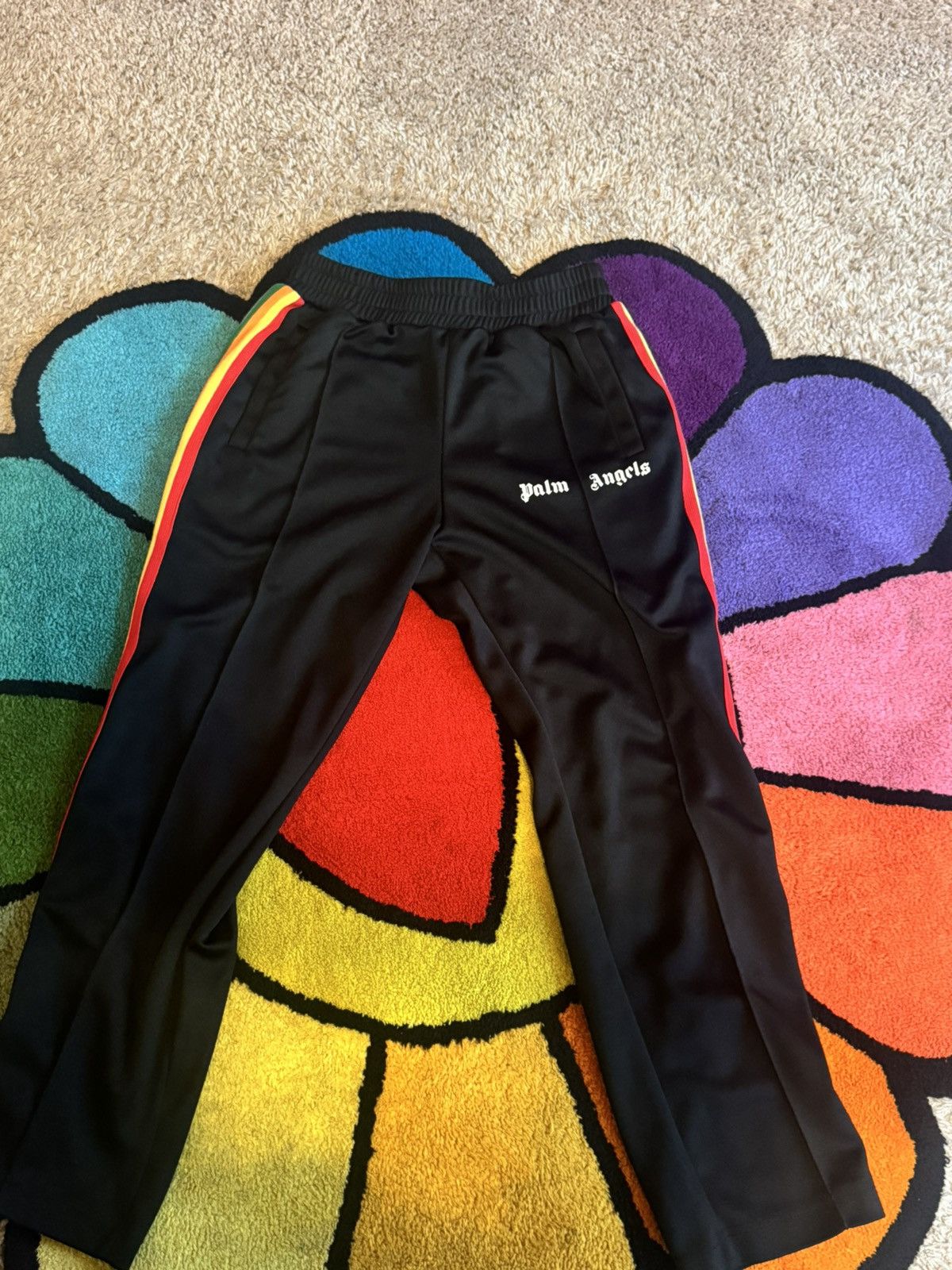 Designer × Palm Angels Rainbow palm angels sweat pants Size US 38 / EU 54 - 3 Thumbnail
