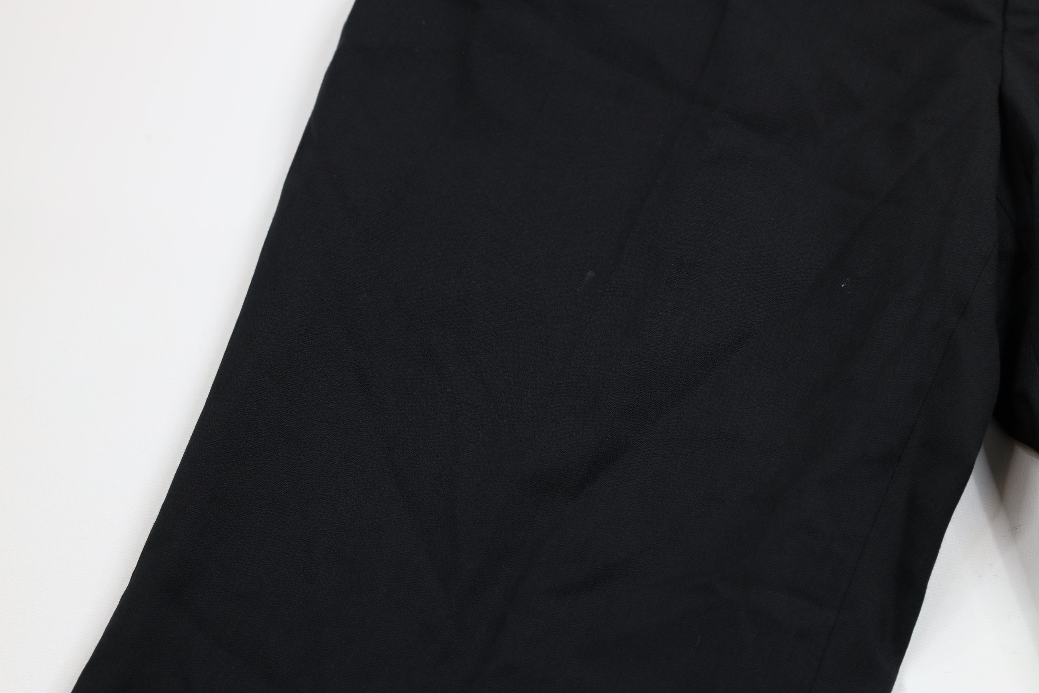 Vintage Vintage 90s Streetwear Pleated Cuffed Wide Leg Pants Black Size US 36 / EU 52 - 5 Thumbnail
