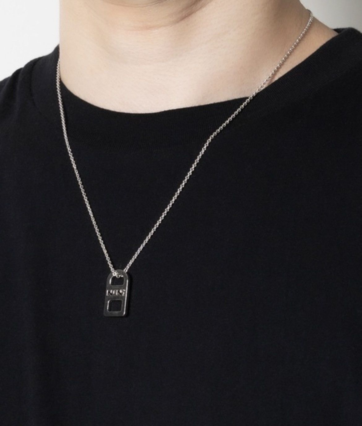 Number (N)ine NUMBER NINE LOGO PLATE HOLE NECKLACE Size ONE SIZE - 6 Thumbnail